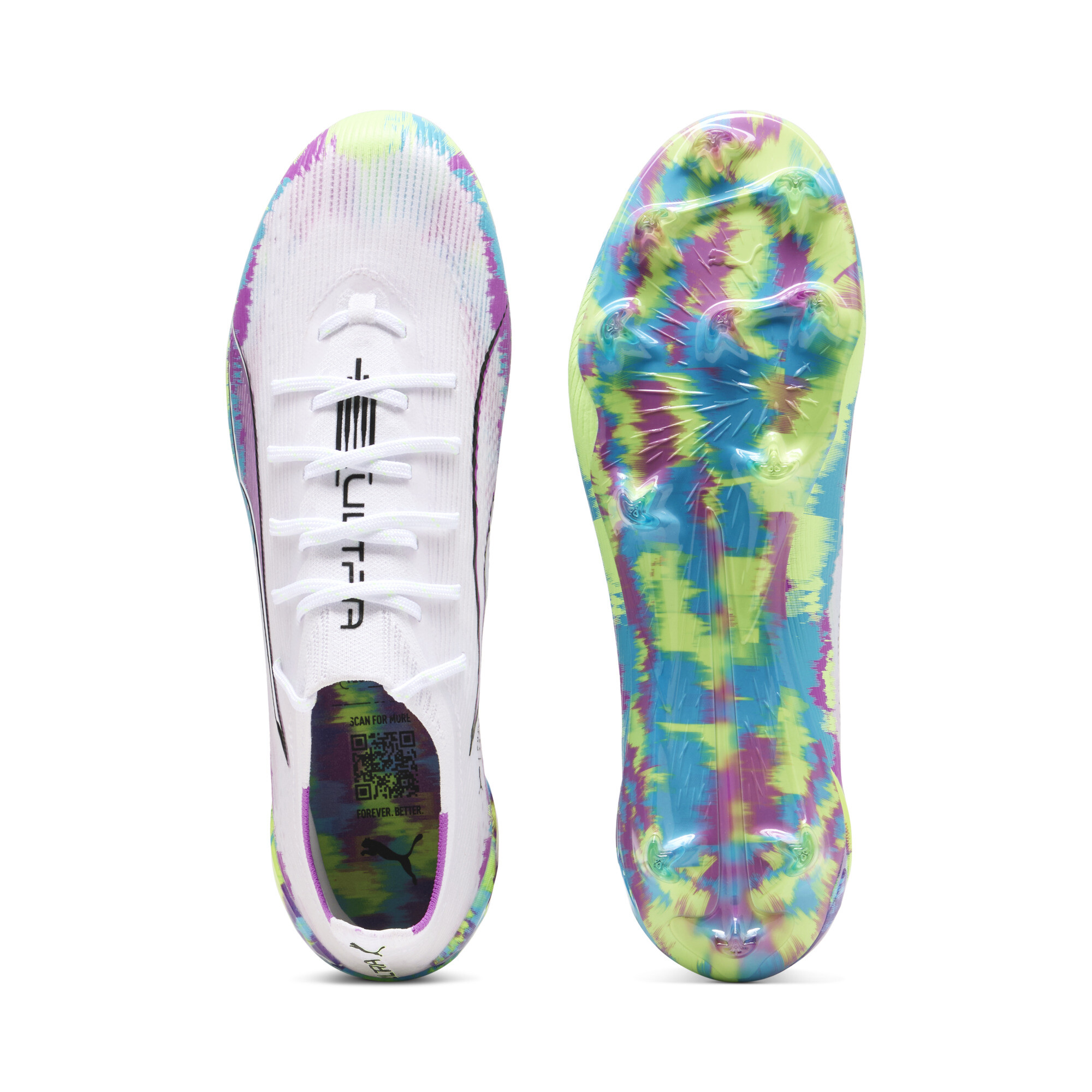 PUMA ULTRA 6 ULTIMATE Brilliance FG voetbalschoenen voor Dames, Wit, Maat 40 thumbnail 5