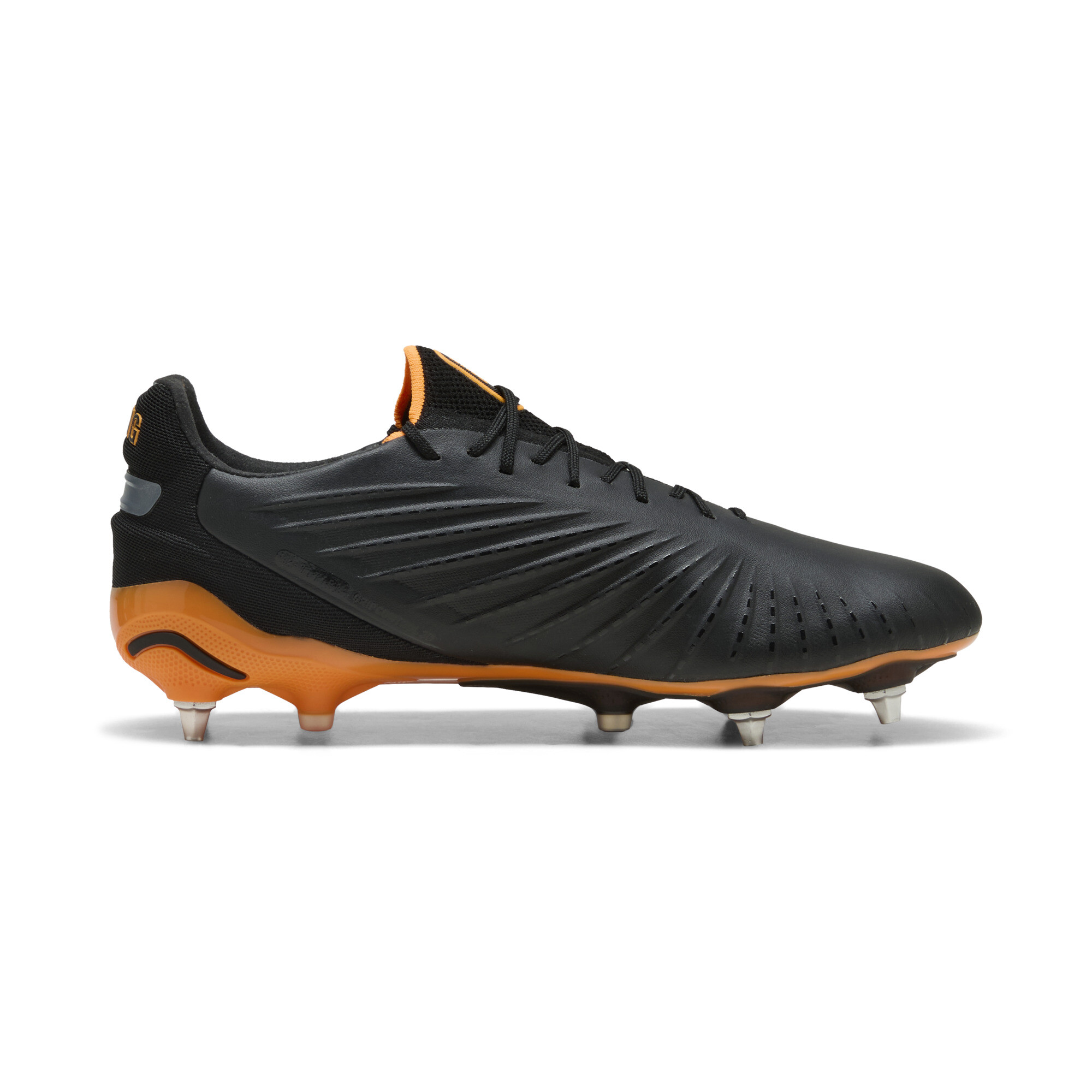 PUMA KING ULTIMATE MxSG uniseks voetbalschoenen, Zwart/Zilver, Maat 45 thumbnail 3