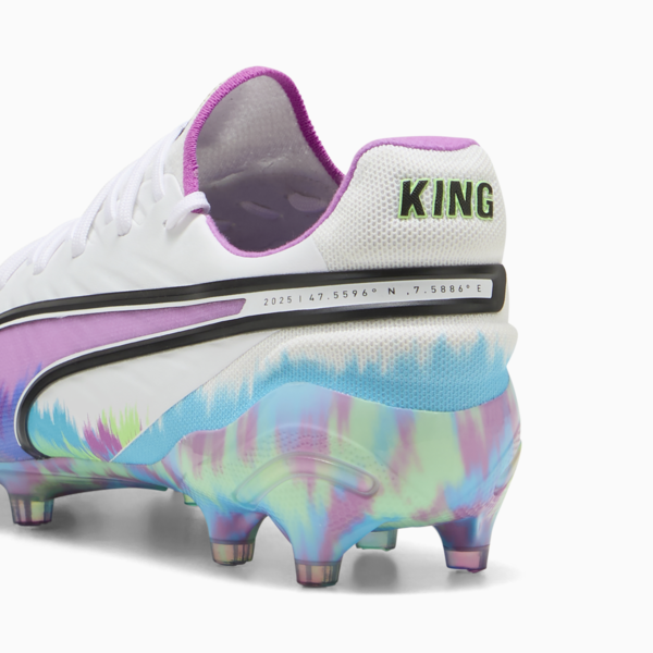 Tacos de fútbol KING ULTIMATE FG/AG, PUMA White-Clyde Royal-Pure Magenta-Fizzy Apple, large-MEX