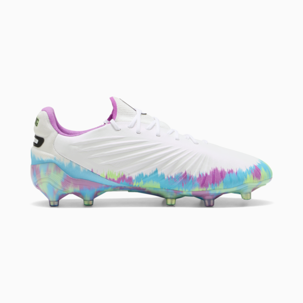 Tacos de fútbol KING ULTIMATE FG/AG, PUMA White-Clyde Royal-Pure Magenta-Fizzy Apple, large-MEX