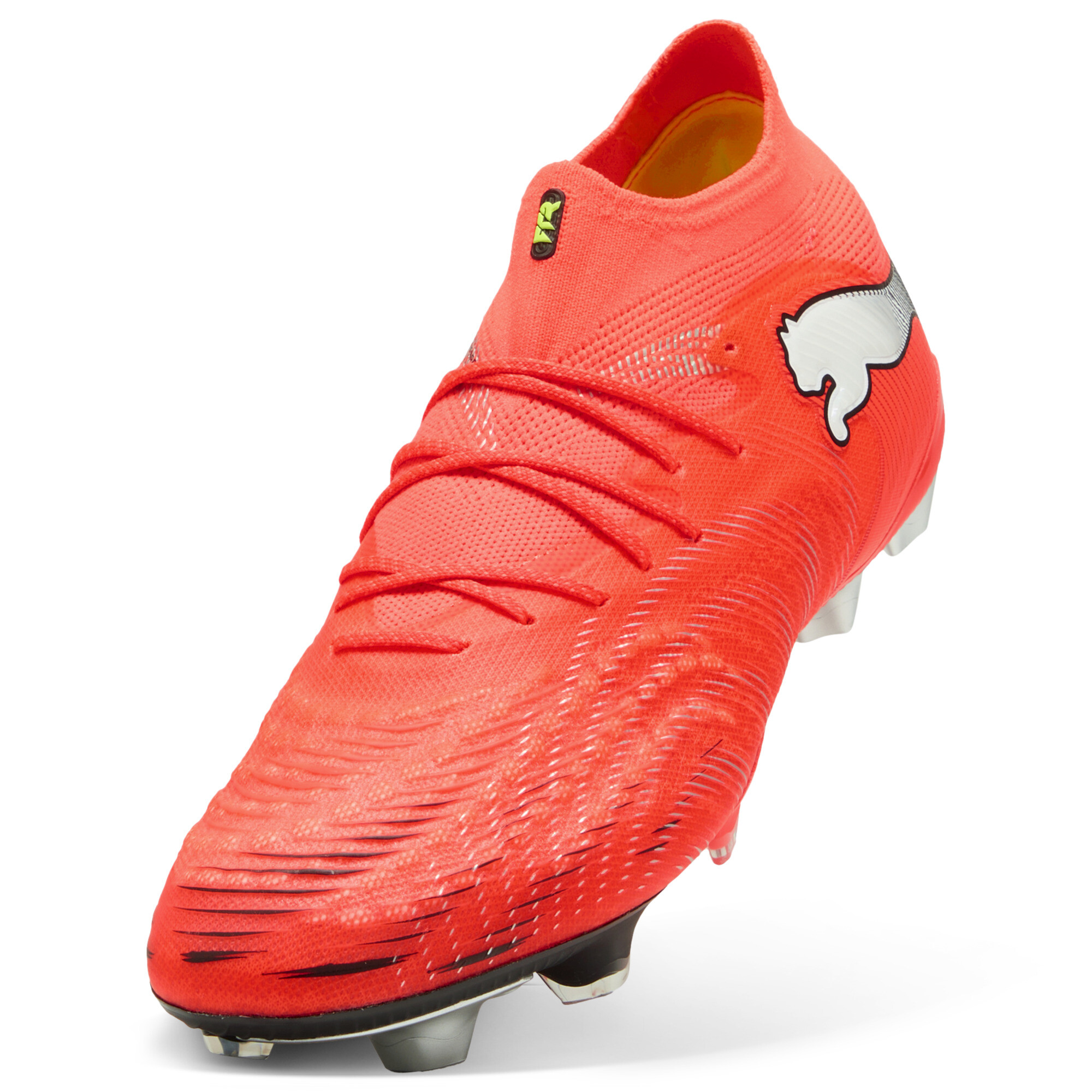 PUMA FUTURE 9 ULTIMATE FG uniseks voetbalschoenen, Zwart/Rood/Wit, Maat 48 thumbnail 3