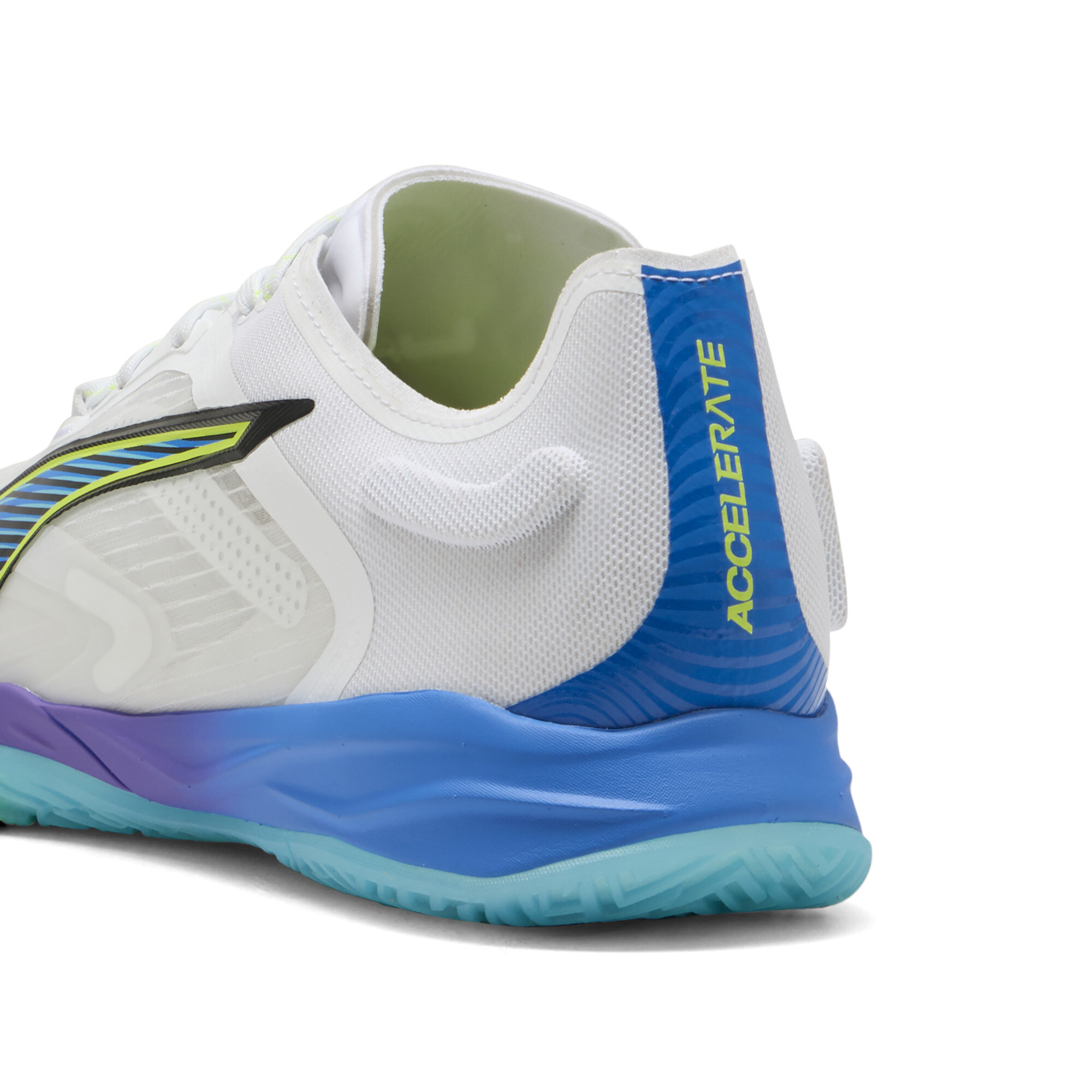 PUMA Accelerate NITROâ¢ SQD 4 Game On handbalschoenen uniseks, Blauw/Rood/Wit, Maat 45 thumbnail 5