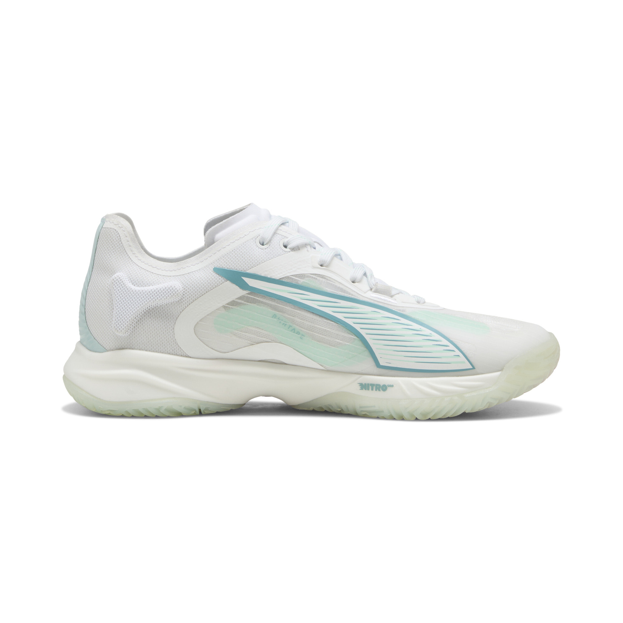 PUMA Accelerate NITROâ¢ SQD 4 handbalschoenen voor Dames, Blauw/Wit, Maat 40,5 thumbnail 3