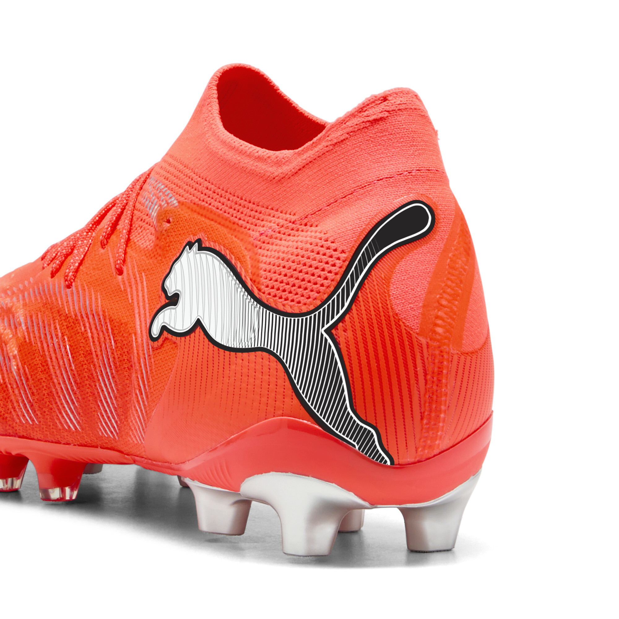 PUMA FUTURE 9 ULTIMATE AG uniseks voetbalschoenen, Zwart/Rood/Wit, Maat 44,5 thumbnail 5