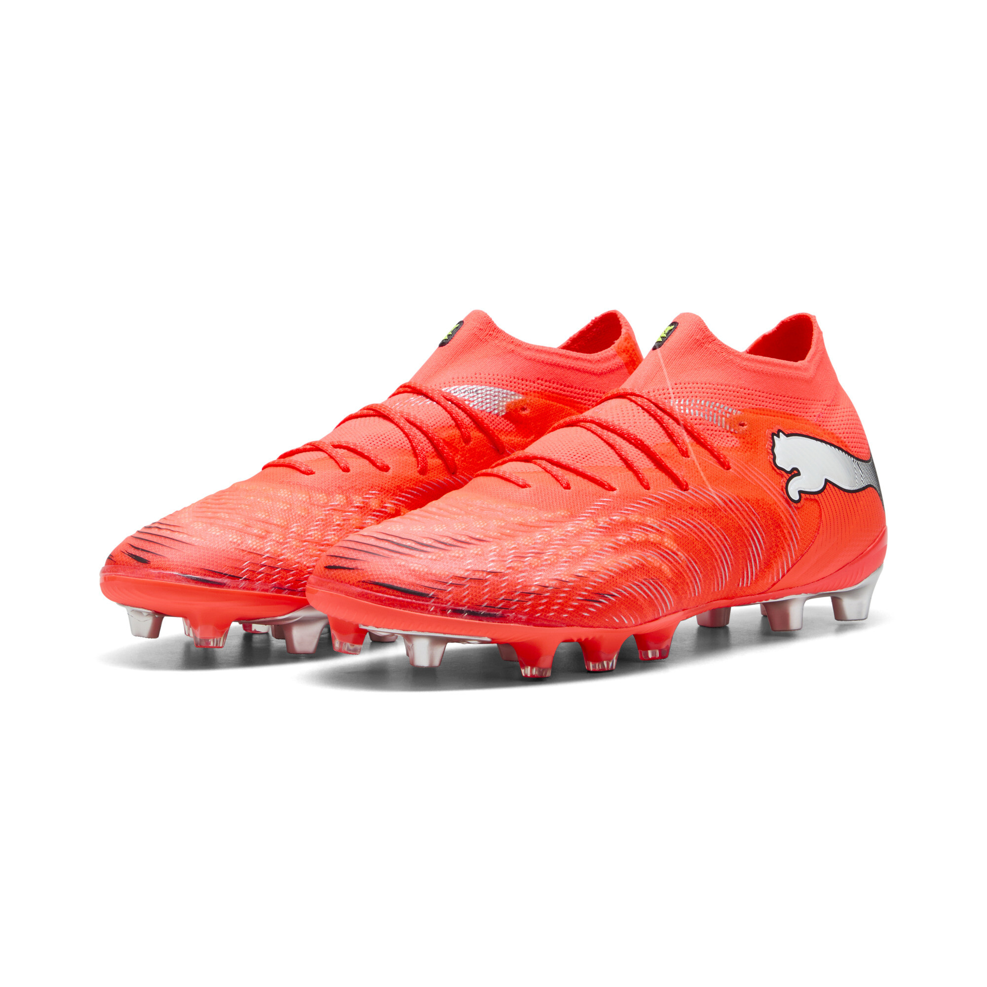 PUMA FUTURE 9 ULTIMATE AG uniseks voetbalschoenen, Zwart/Rood/Wit, Maat 44,5 thumbnail 6