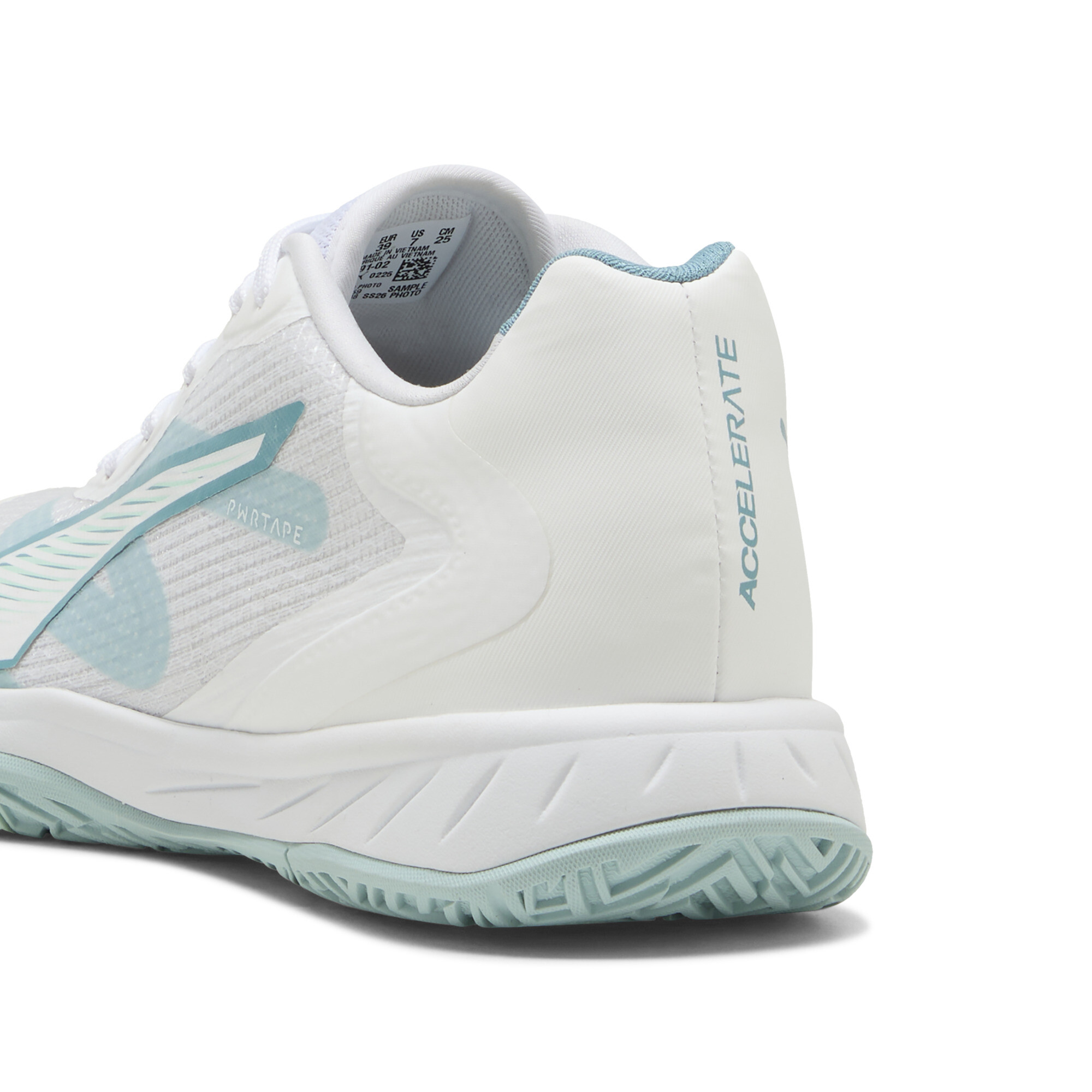 PUMA Accelerate Turbo 4 Game On handbalschoenen voor Dames, Blauw/Wit, Maat 40 thumbnail 5