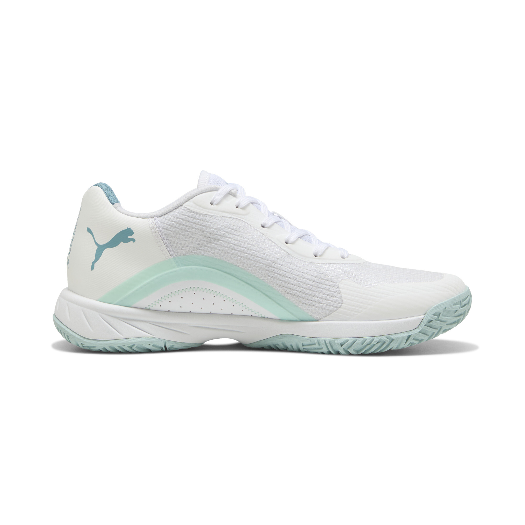 PUMA Accelerate Turbo 4 Game On handbalschoenen voor Dames, Blauw/Wit, Maat 40 thumbnail 3