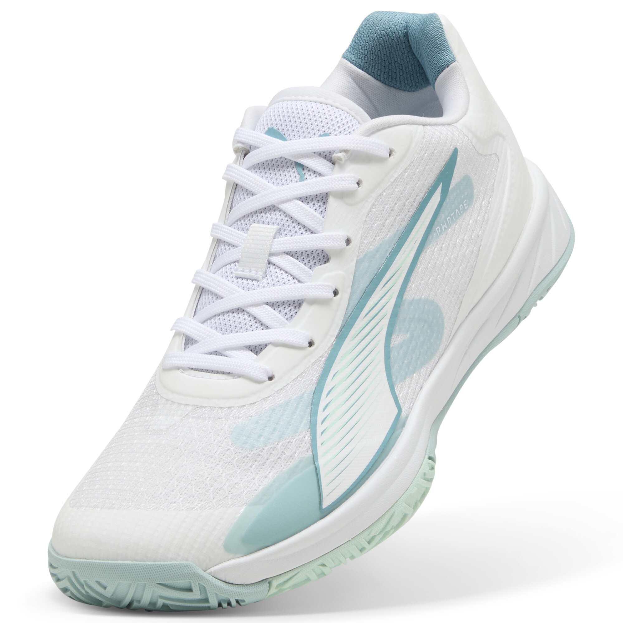 PUMA Accelerate Turbo 4 Game On handbalschoenen voor Dames, Blauw/Wit, Maat 40 thumbnail 2