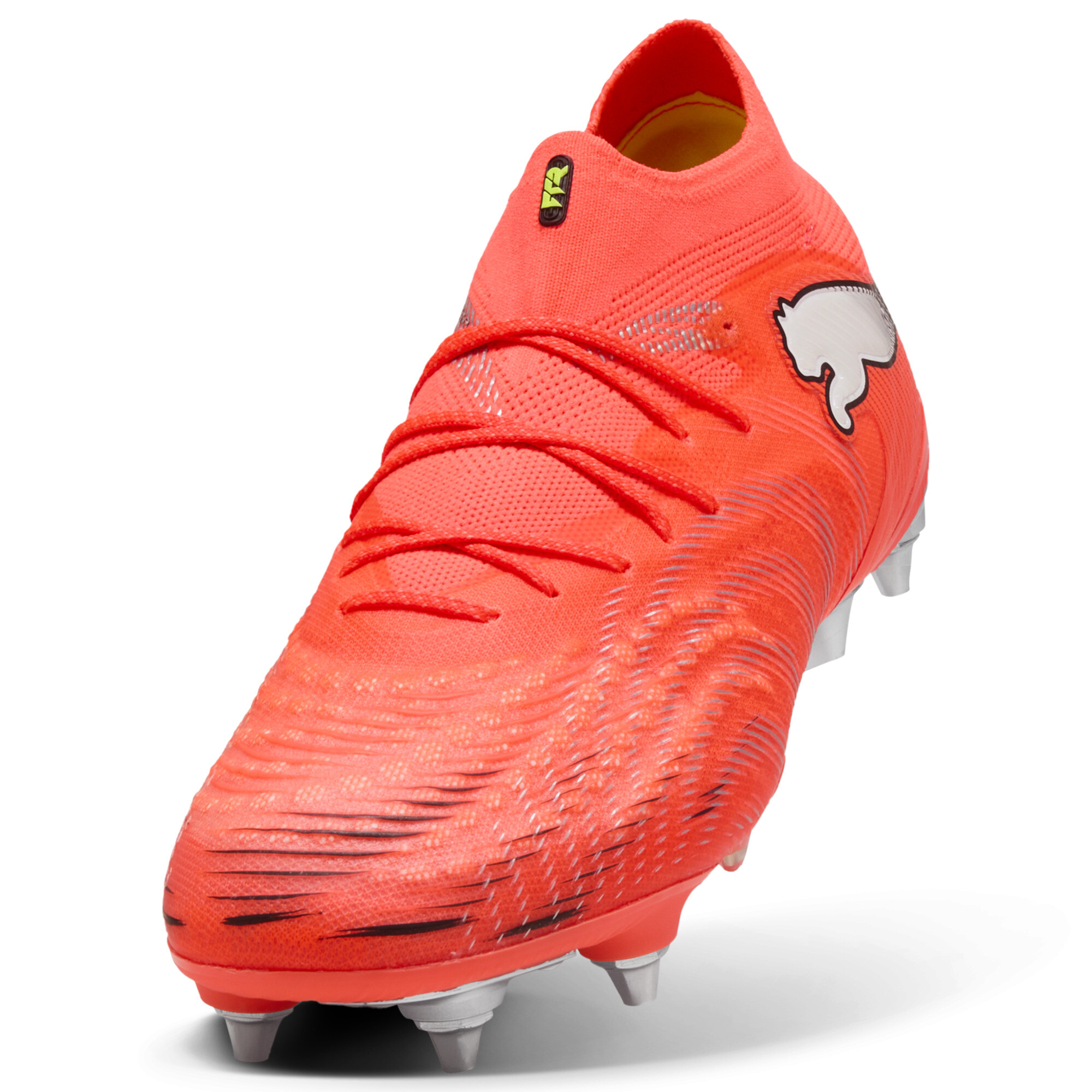 PUMA FUTURE 9 ULTIMATE MxSG uniseks voetbalschoenen, Zwart/Rood/Wit, Maat 40,5 thumbnail 2