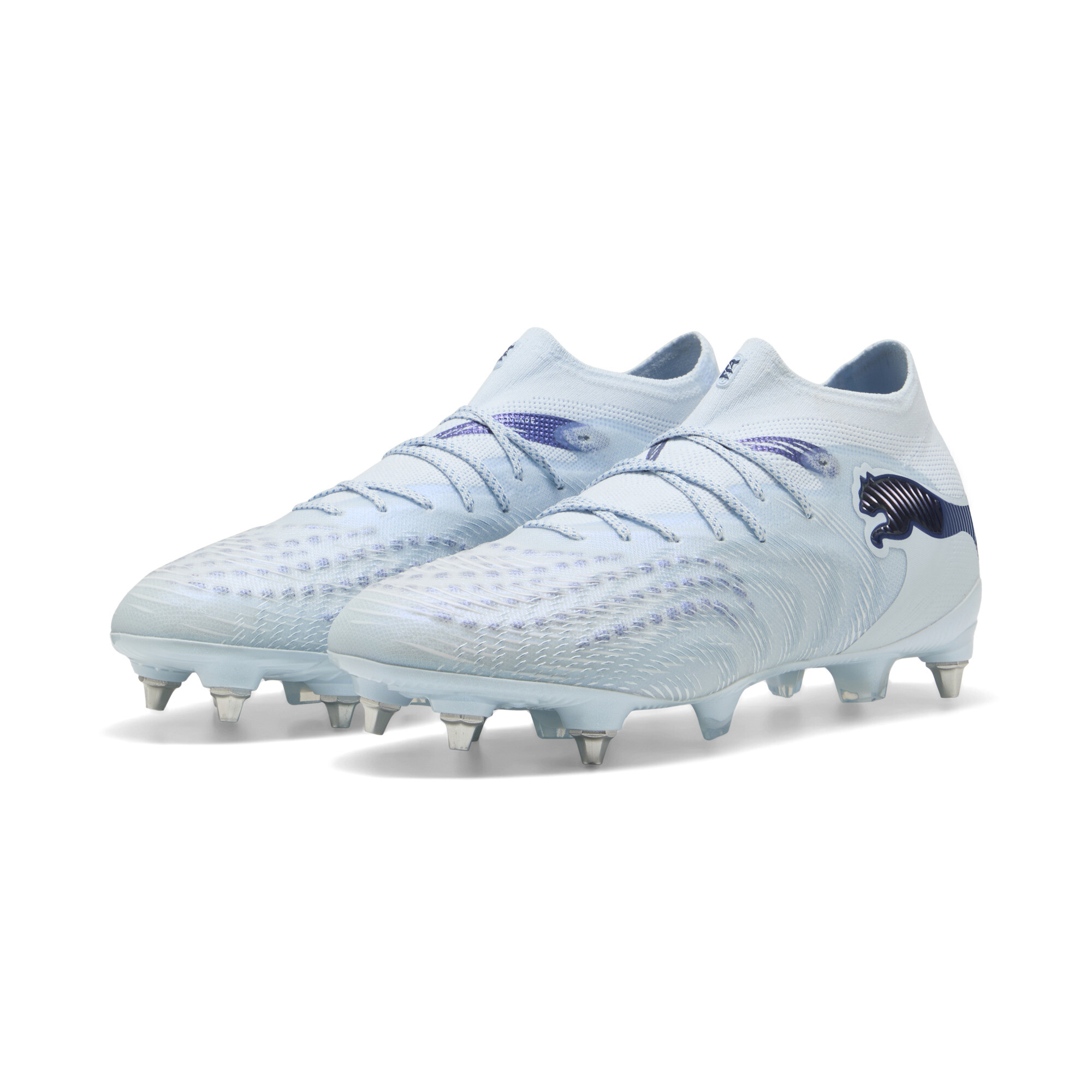 PUMA FUTURE 9 ULTIMATE MxSG uniseks voetbalschoenen, Blauw, Maat 42,5 thumbnail 6