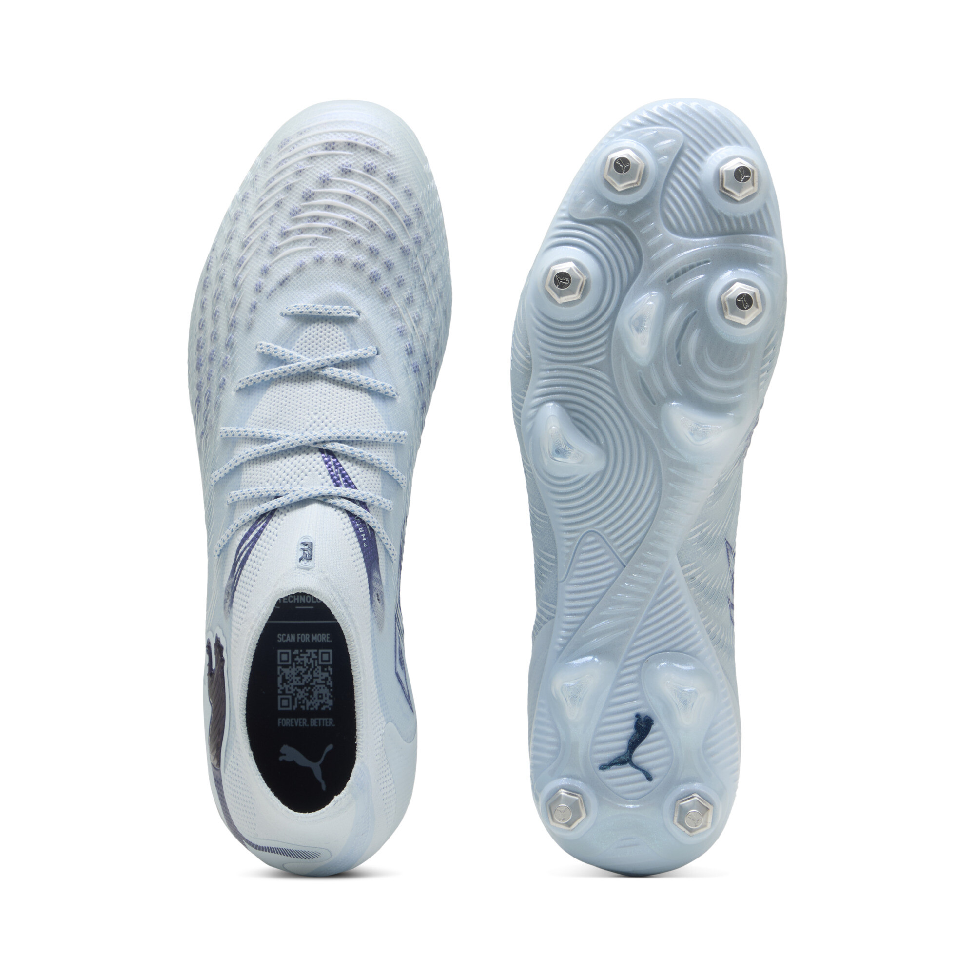 PUMA FUTURE 9 ULTIMATE MxSG uniseks voetbalschoenen, Blauw, Maat 42,5 thumbnail 4