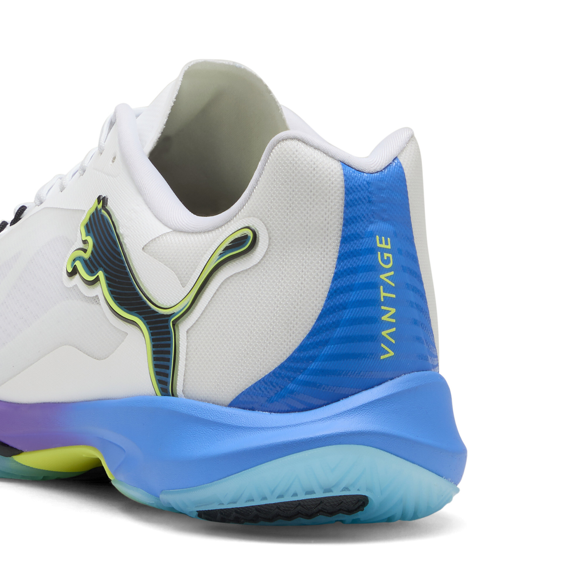 PUMA Vantage NITROâ¢ Game On handbalschoenen uniseks, Blauw/Rood/Wit, Maat 41 thumbnail 5