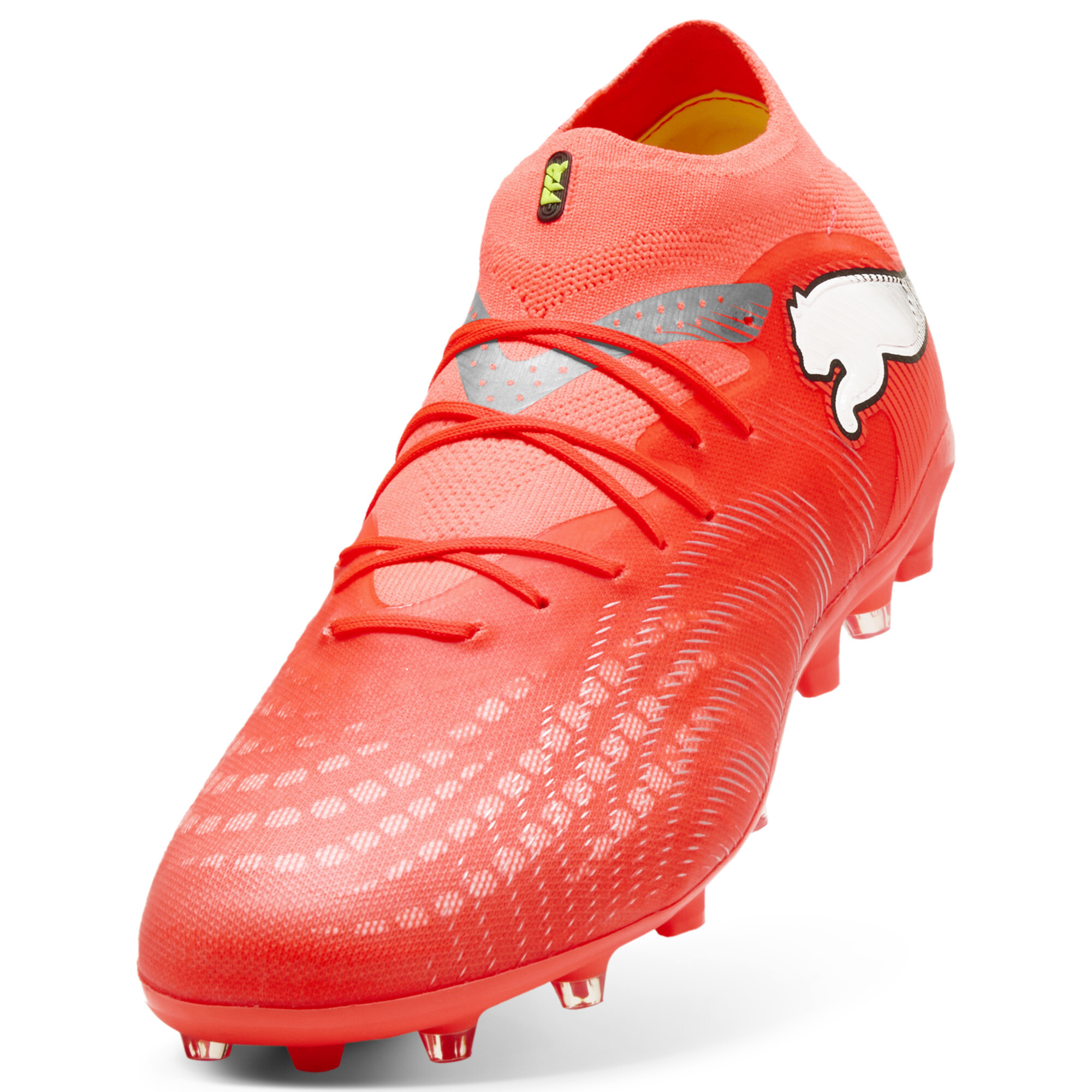 PUMA FUTURE 9 PRO MG uniseks voetbalschoenen, Zwart/Rood/Wit, Maat 46,5 thumbnail 2
