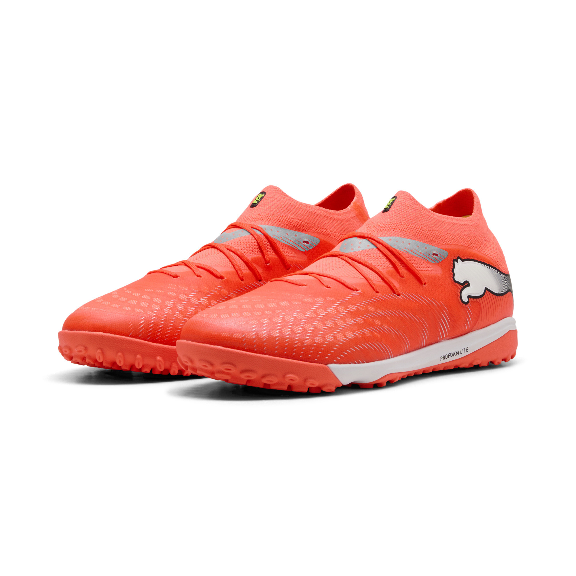 PUMA FUTURE 9 PRO Cage uniseks voetbalschoenen, Zwart/Rood/Wit, Maat 41 thumbnail 6