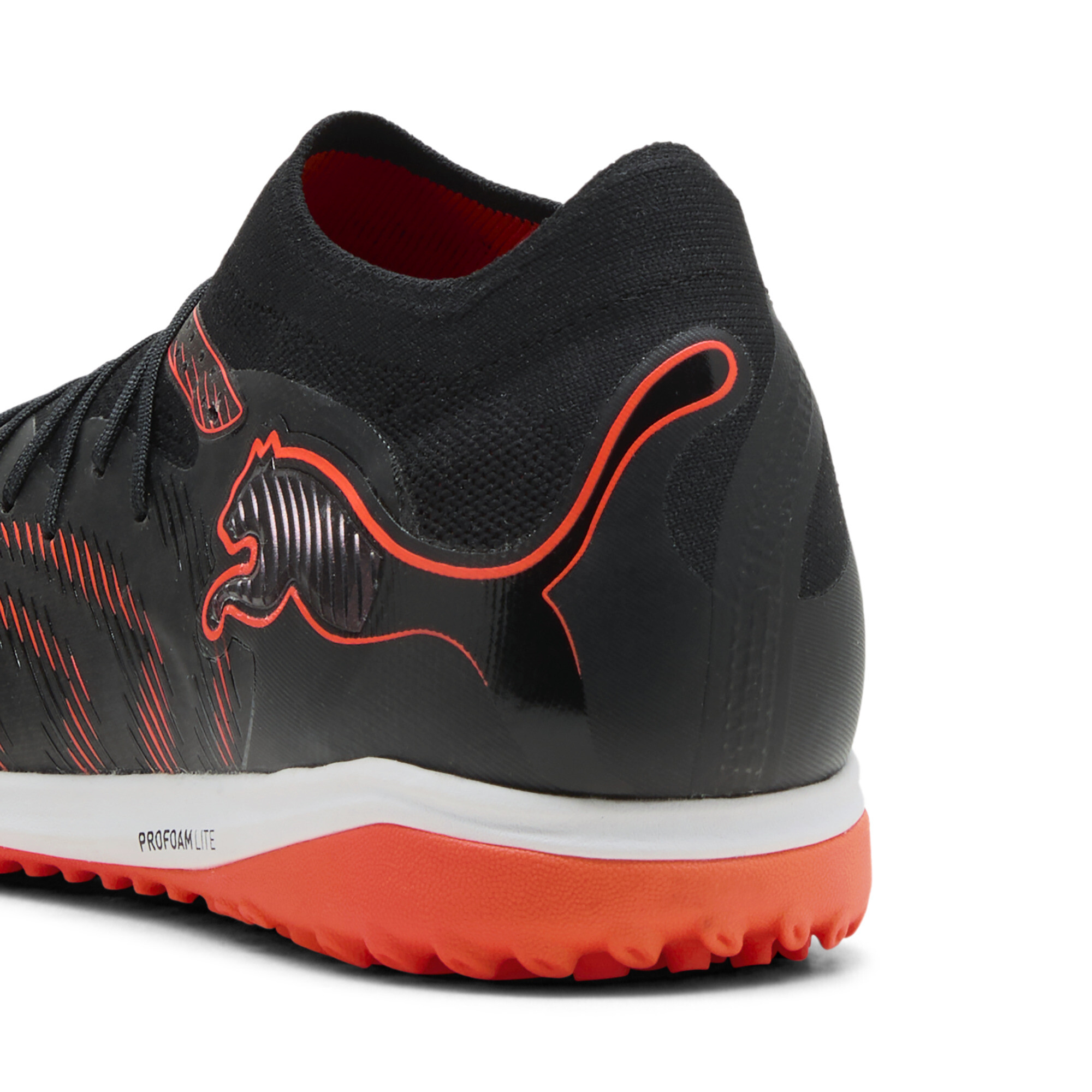 PUMA FUTURE 9 PRO Cage uniseks voetbalschoenen, Zwart/Grijs/Rood, Maat 44 thumbnail 5