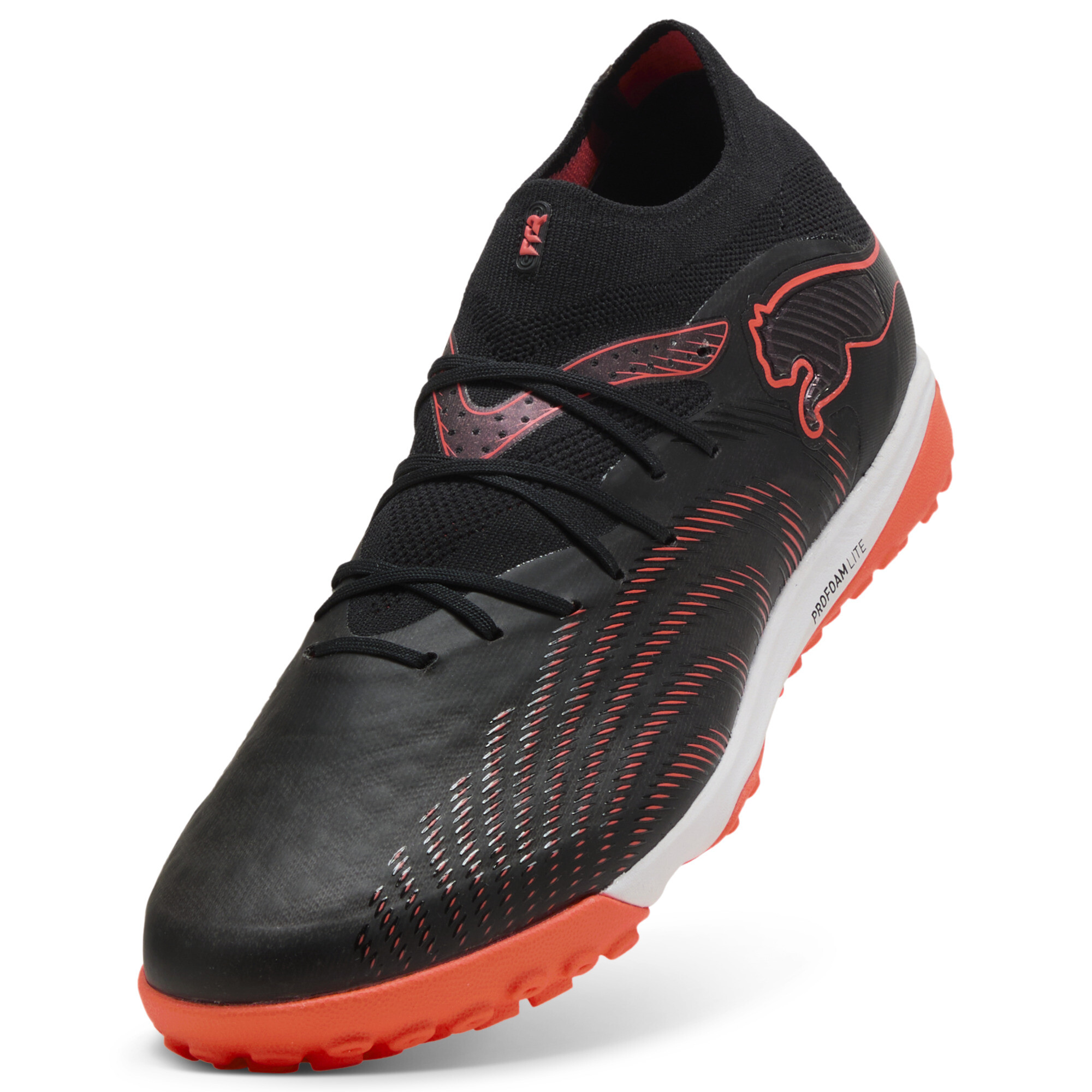 PUMA FUTURE 9 PRO Cage uniseks voetbalschoenen, Zwart/Grijs/Rood, Maat 44 thumbnail 2