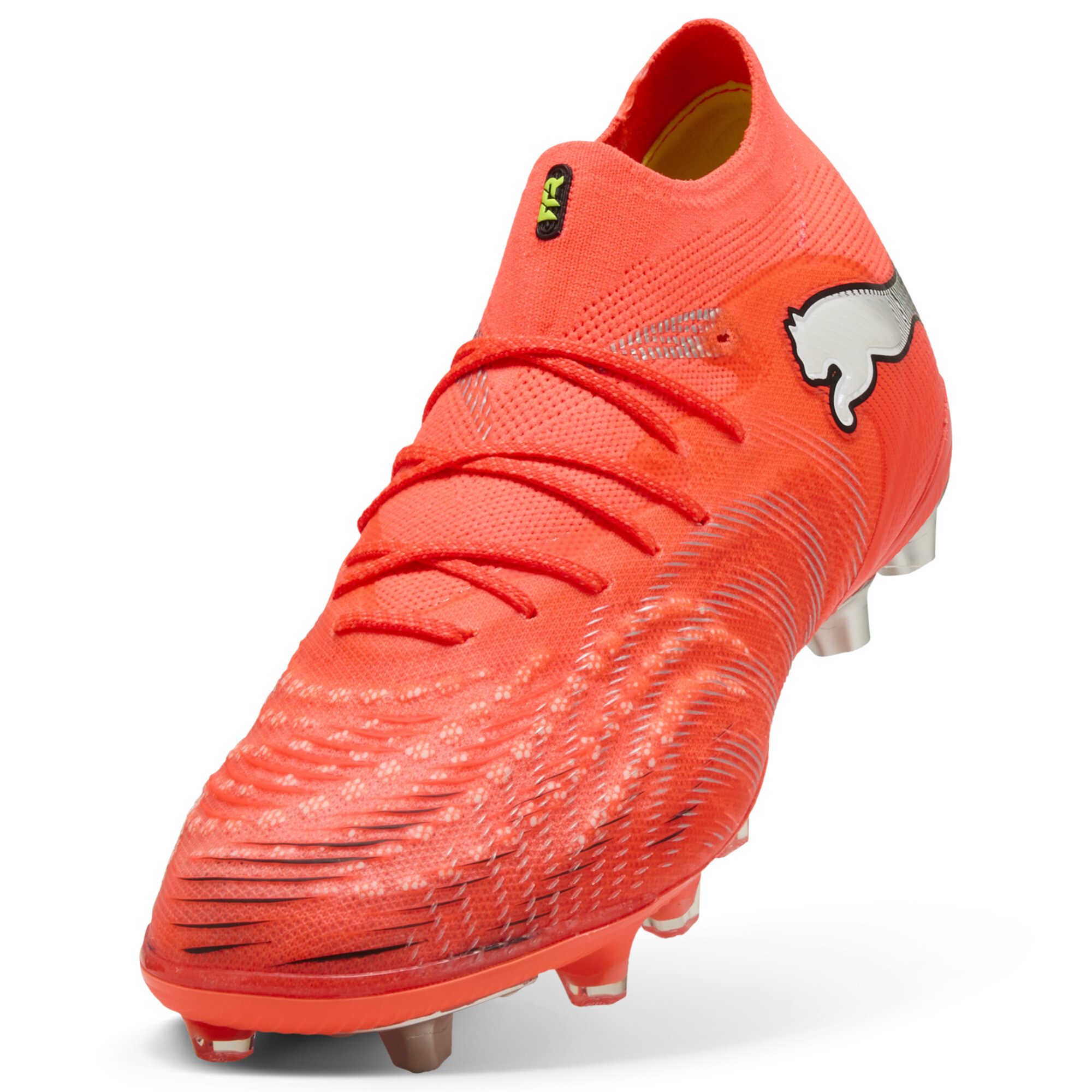 PUMA FUTURE 9 ULTIMATE AG voetbalschoenen voor Dames, Zwart/Rood/Wit, Maat 40,5 thumbnail 2