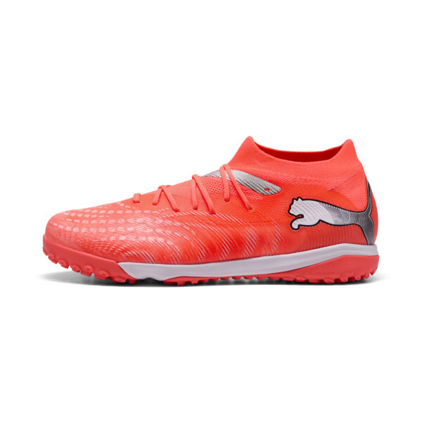 Botines de fútbol PUMA FUTURE 9 MATCH TT para Mujer En Glowing Rojo/Blanco/Negro