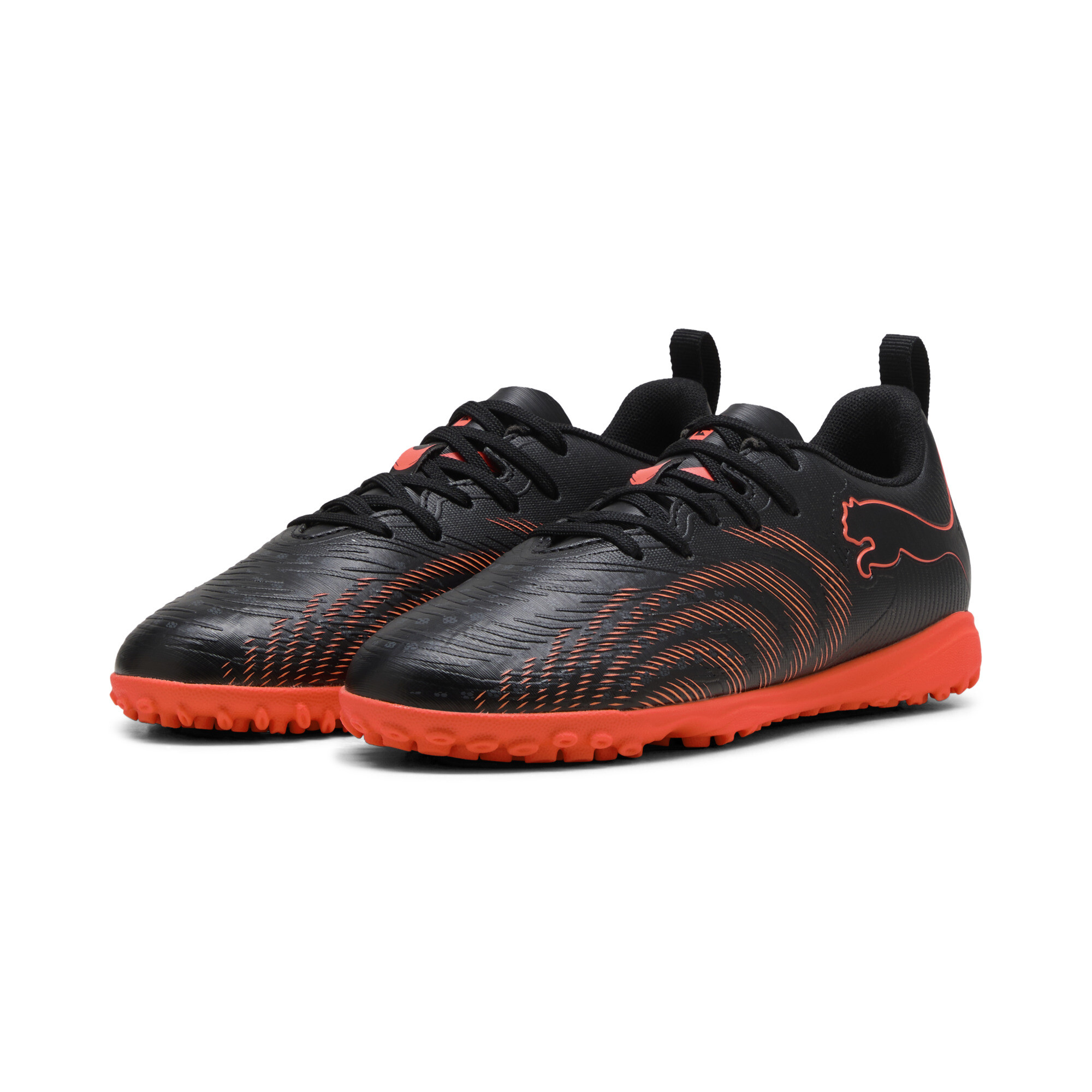 PUMA FUTURE 9 PLAY Turf, Zwart/Grijs/Rood, Maat 29 thumbnail 6
