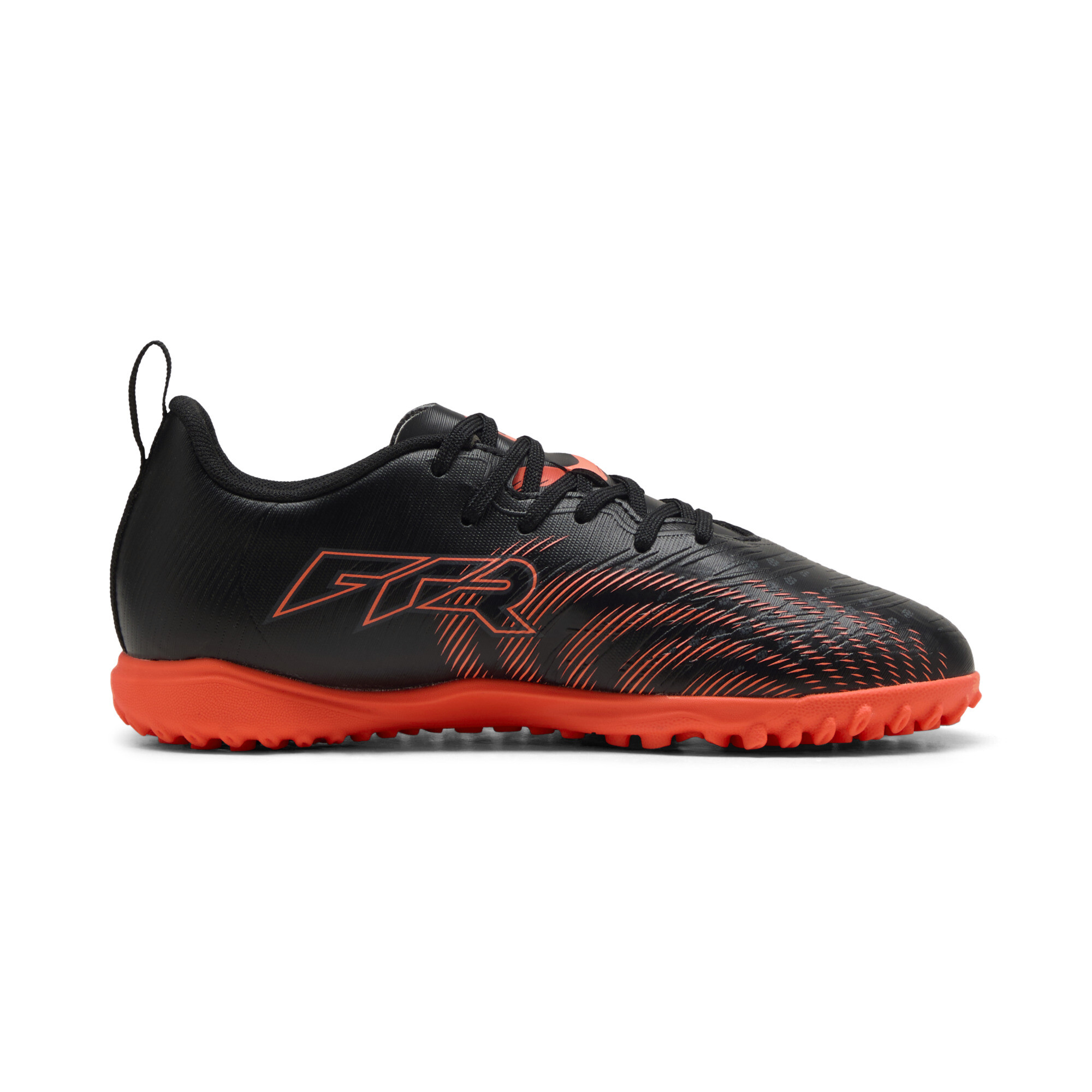 PUMA FUTURE 9 PLAY Turf, Zwart/Grijs/Rood, Maat 29 thumbnail 3