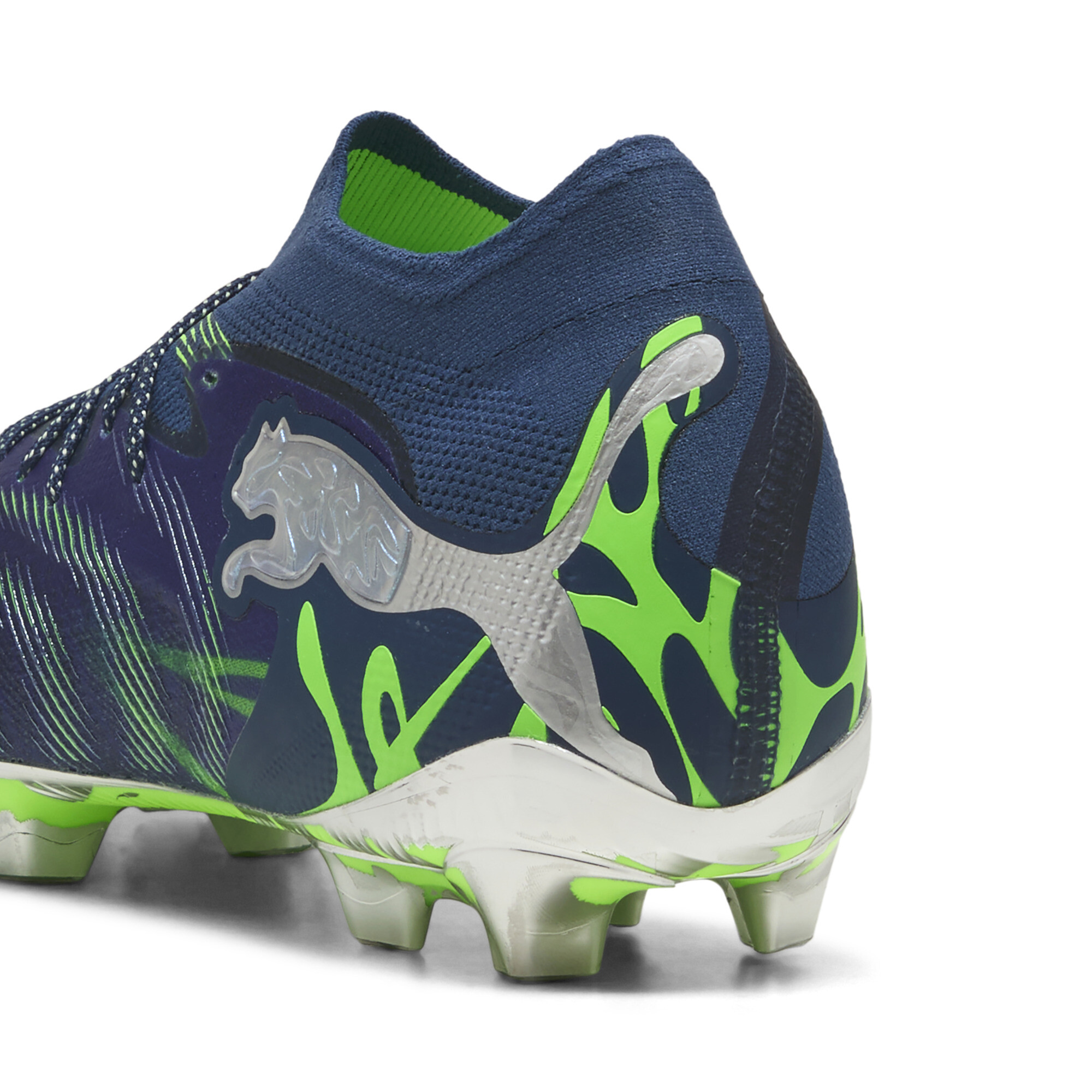 PUMA FUTURE 9 ULTIMATE COSMIC ART FG uniseks voetbalschoenen, Blauw, Maat 42,5 thumbnail 5