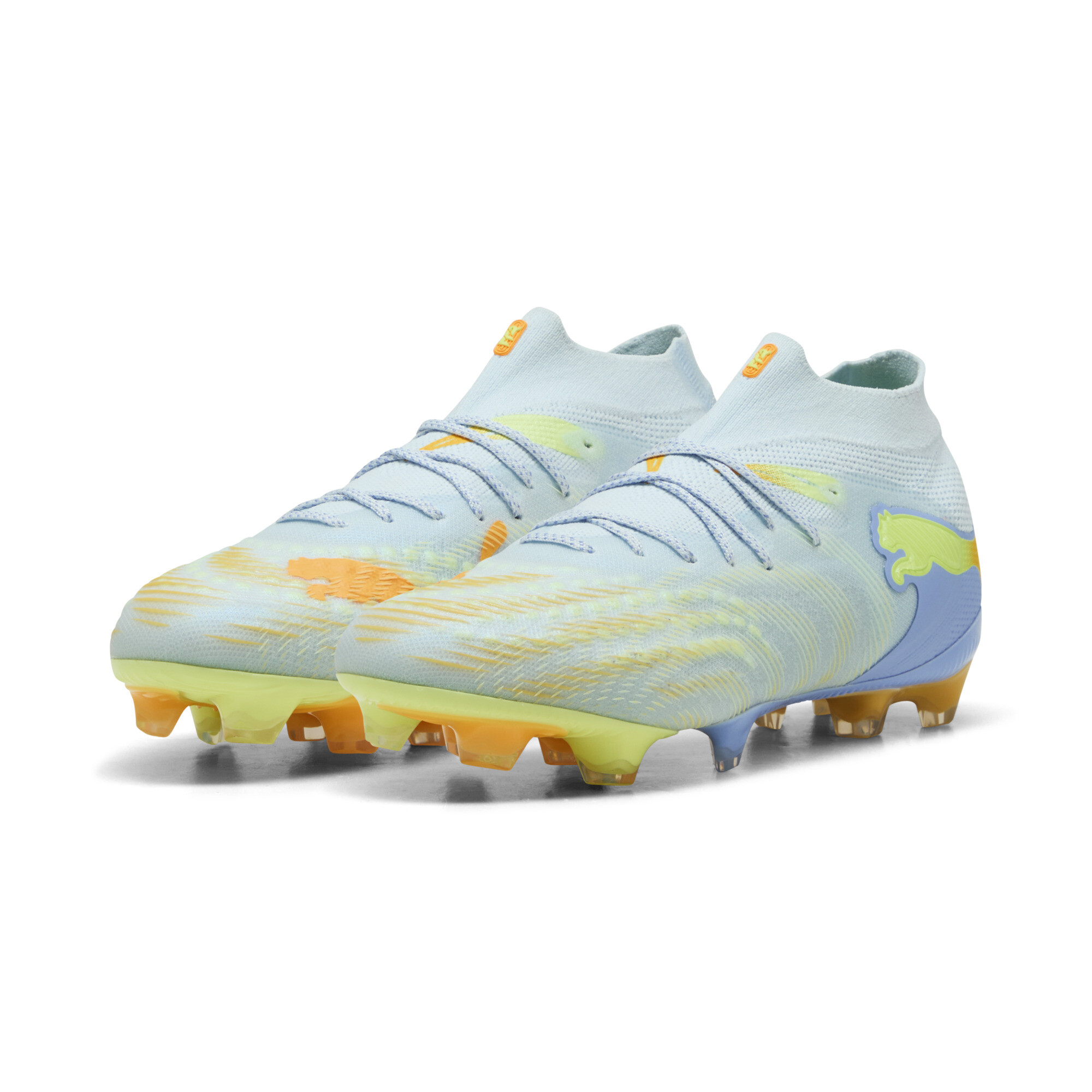 PUMA FUTURE 9 ULTIMATE LIGHT UP FG voetbalschoenen voor Dames, Blauw, Maat 37,5 thumbnail 7