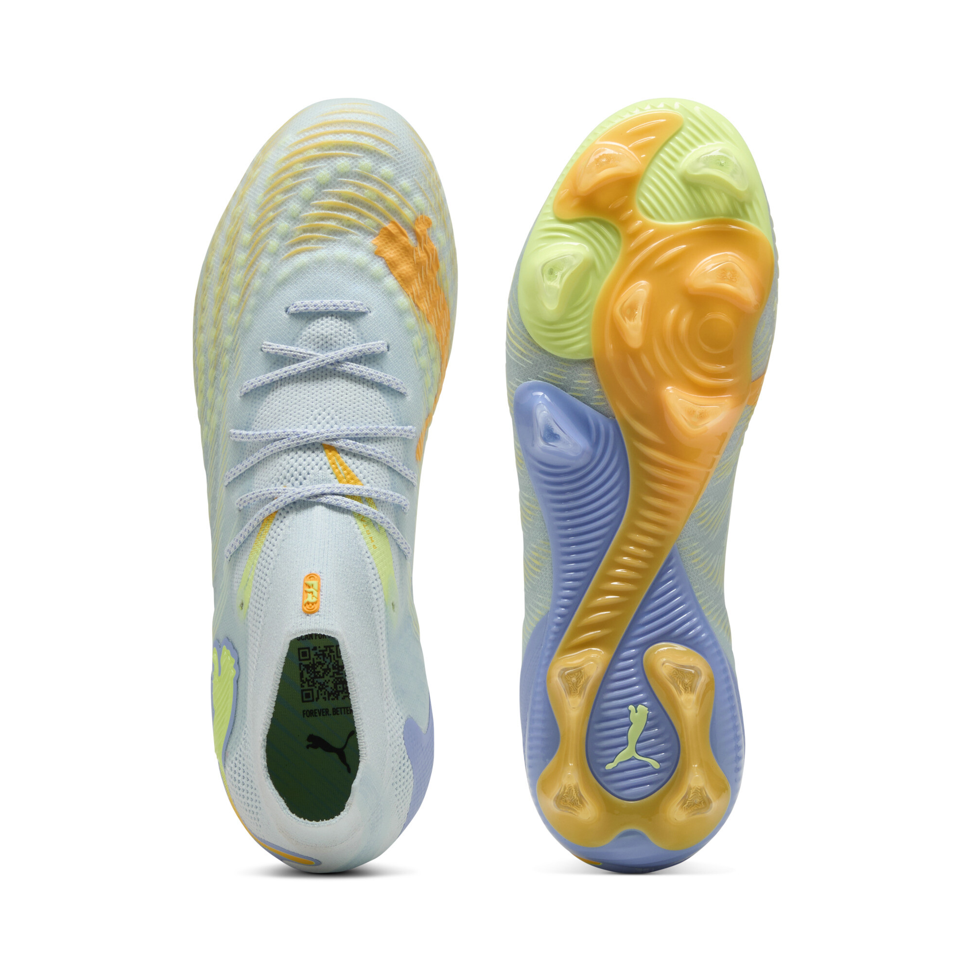 PUMA FUTURE 9 ULTIMATE LIGHT UP FG voetbalschoenen voor Dames, Blauw, Maat 37,5 thumbnail 5