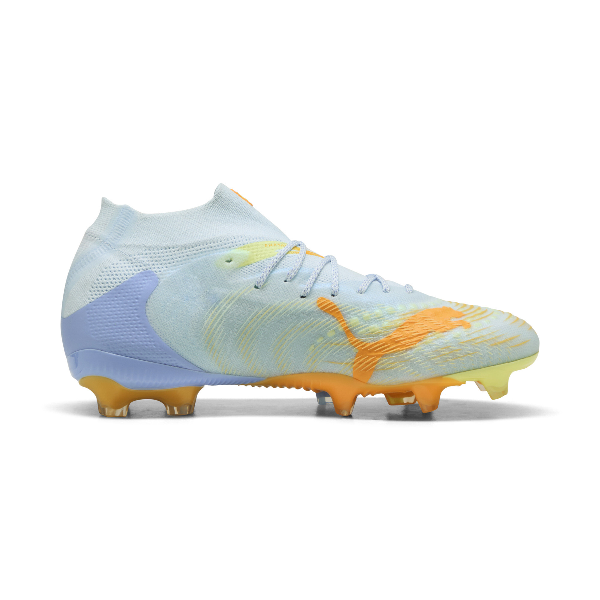 PUMA FUTURE 9 ULTIMATE LIGHT UP FG voetbalschoenen voor Dames, Blauw, Maat 37,5 thumbnail 4