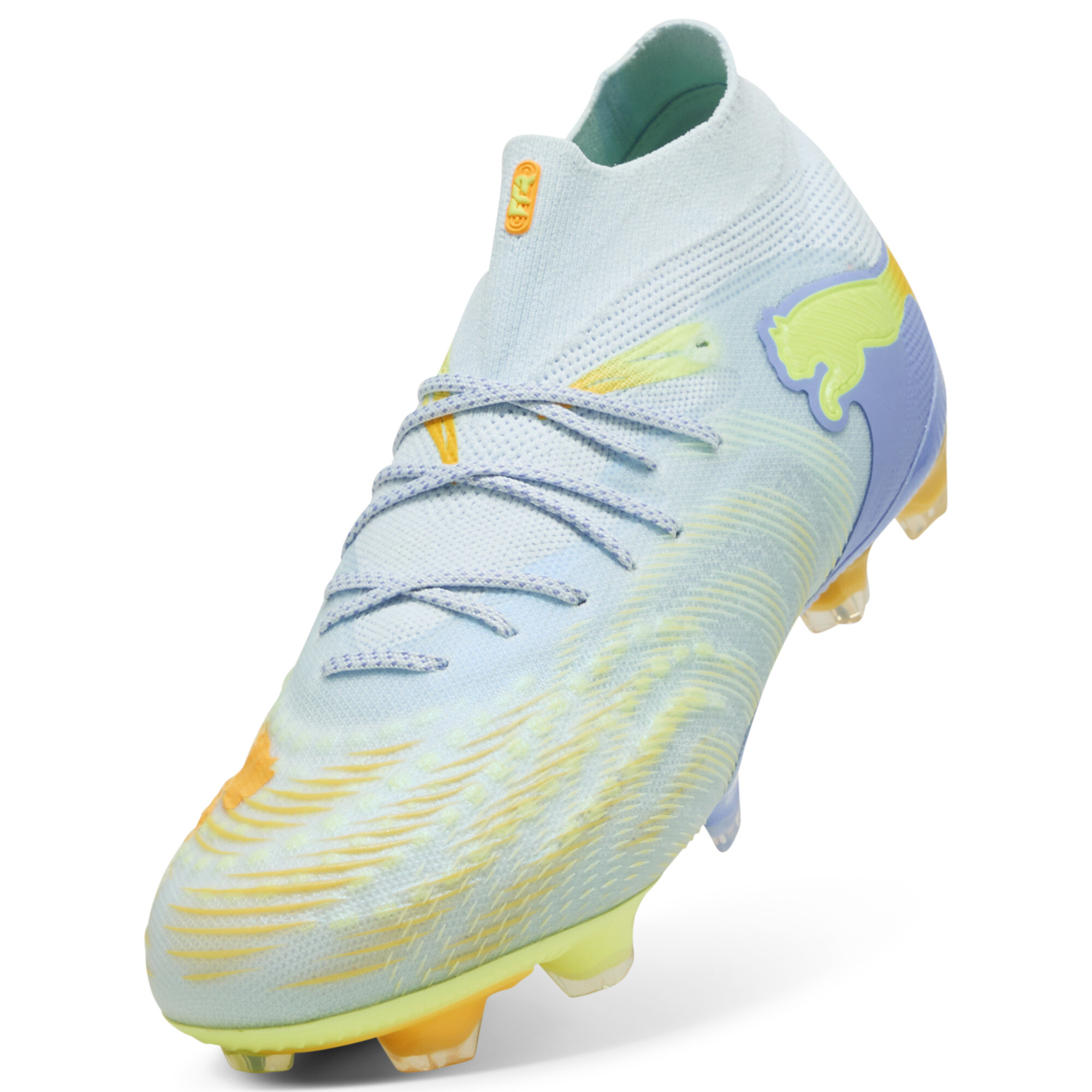 PUMA FUTURE 9 ULTIMATE LIGHT UP FG voetbalschoenen voor Dames, Blauw, Maat 37,5 thumbnail 3