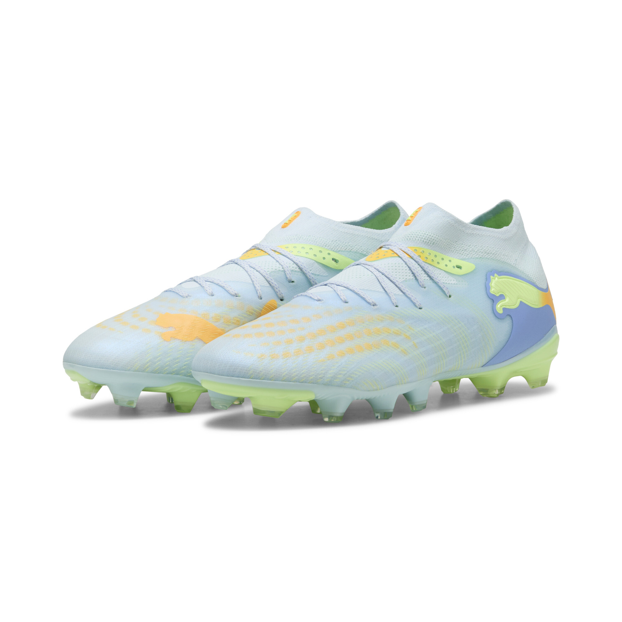 PUMA FUTURE 9 PRO LIGHT UP FG/AG voetbalschoenen voor Dames, Blauw, Maat 37 thumbnail 6