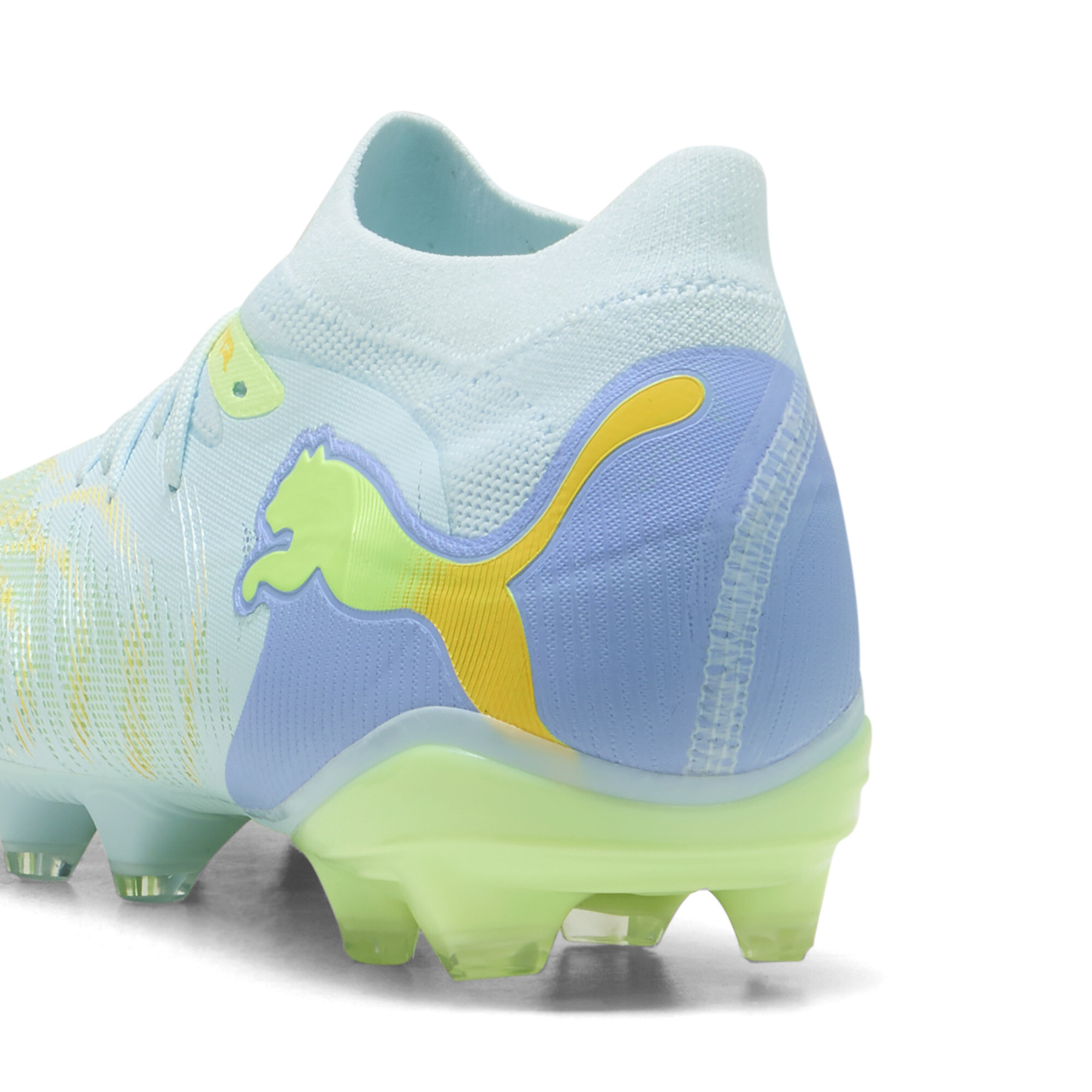 PUMA FUTURE 9 MATCH LIGHT UP FG/AG voetbalschoenen voor Dames, Blauw, Maat 41 thumbnail 5