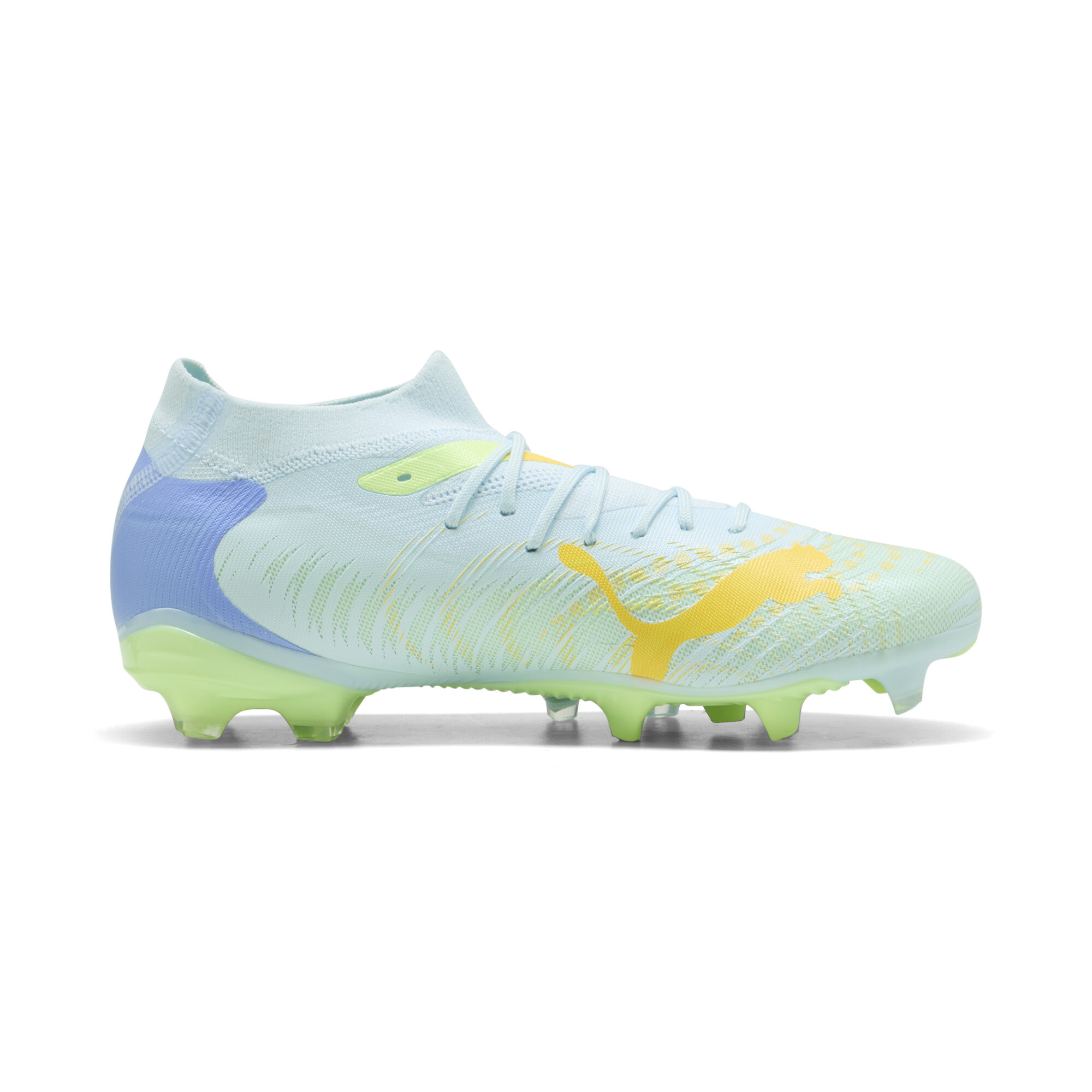 PUMA FUTURE 9 MATCH LIGHT UP FG/AG voetbalschoenen voor Dames, Blauw, Maat 41 thumbnail 3