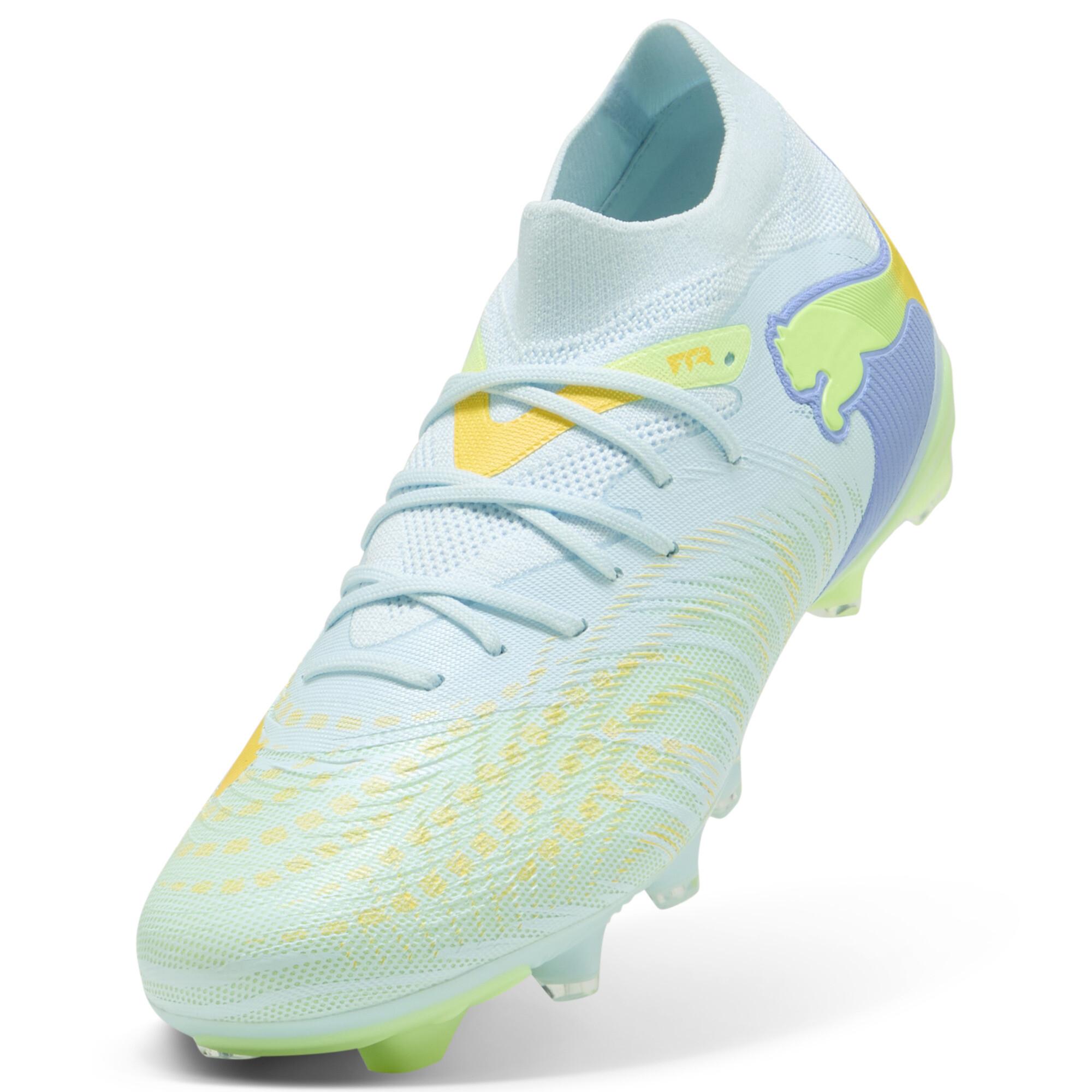 PUMA FUTURE 9 MATCH LIGHT UP FG/AG voetbalschoenen voor Dames, Blauw, Maat 41 thumbnail 2