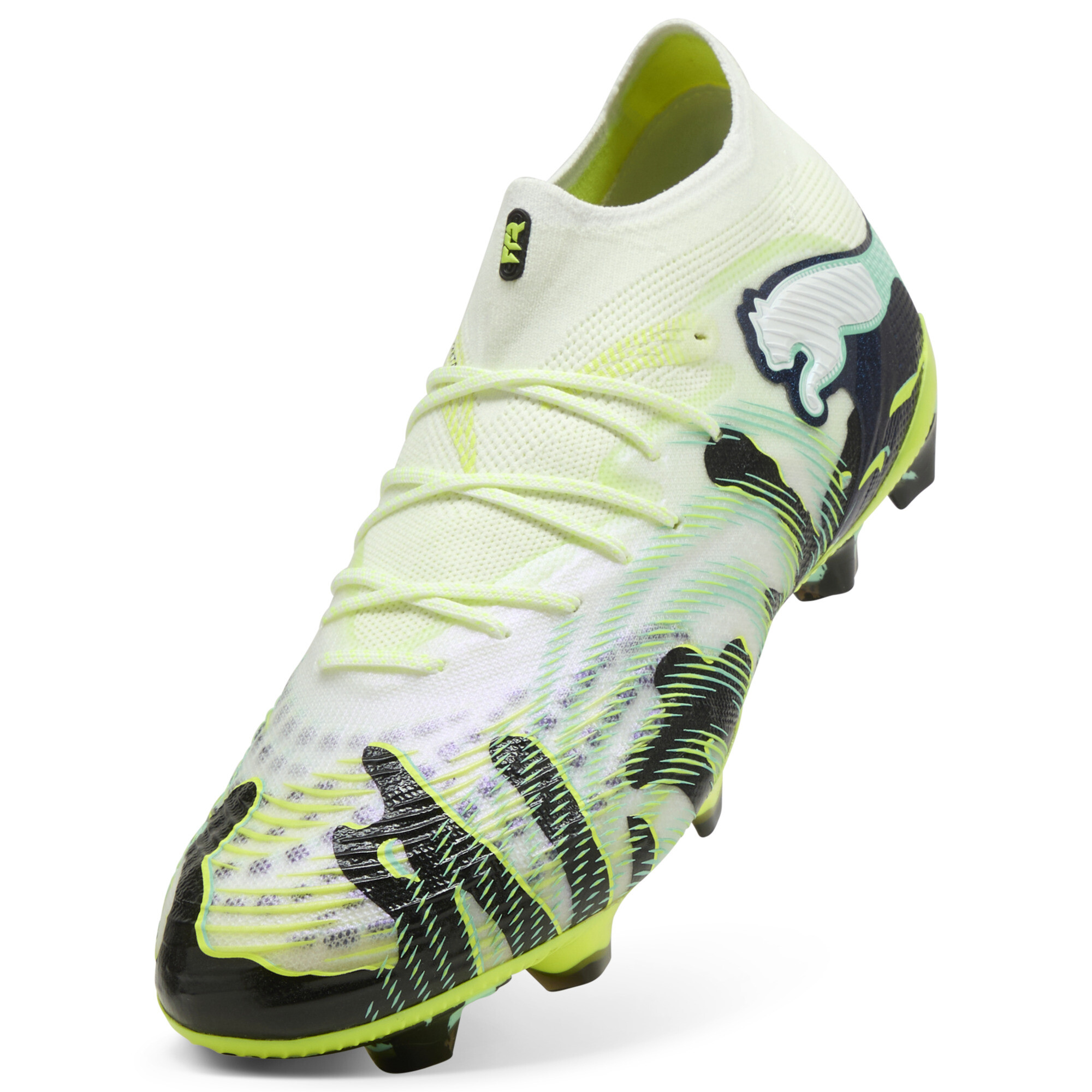 PUMA FUTURE 9 ULTIMATE CREATIVITY FG uniseks voetbalschoenen, Geel/Wit, Maat 39 thumbnail 4