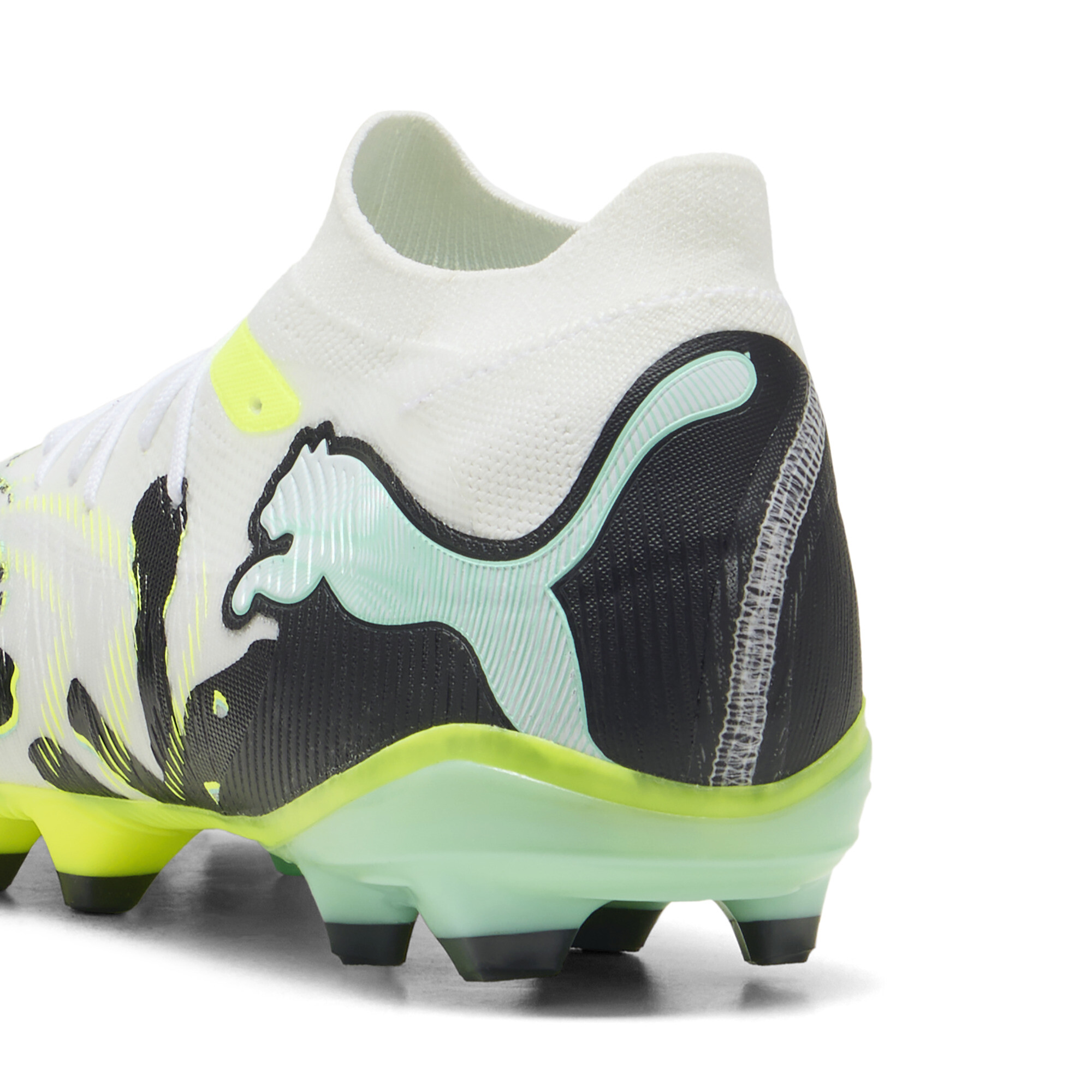 PUMA FUTURE 9 MATCH CREATIVITY FG/AG uniseks voetbalschoenen, Geel/Wit, Maat 41 thumbnail 5