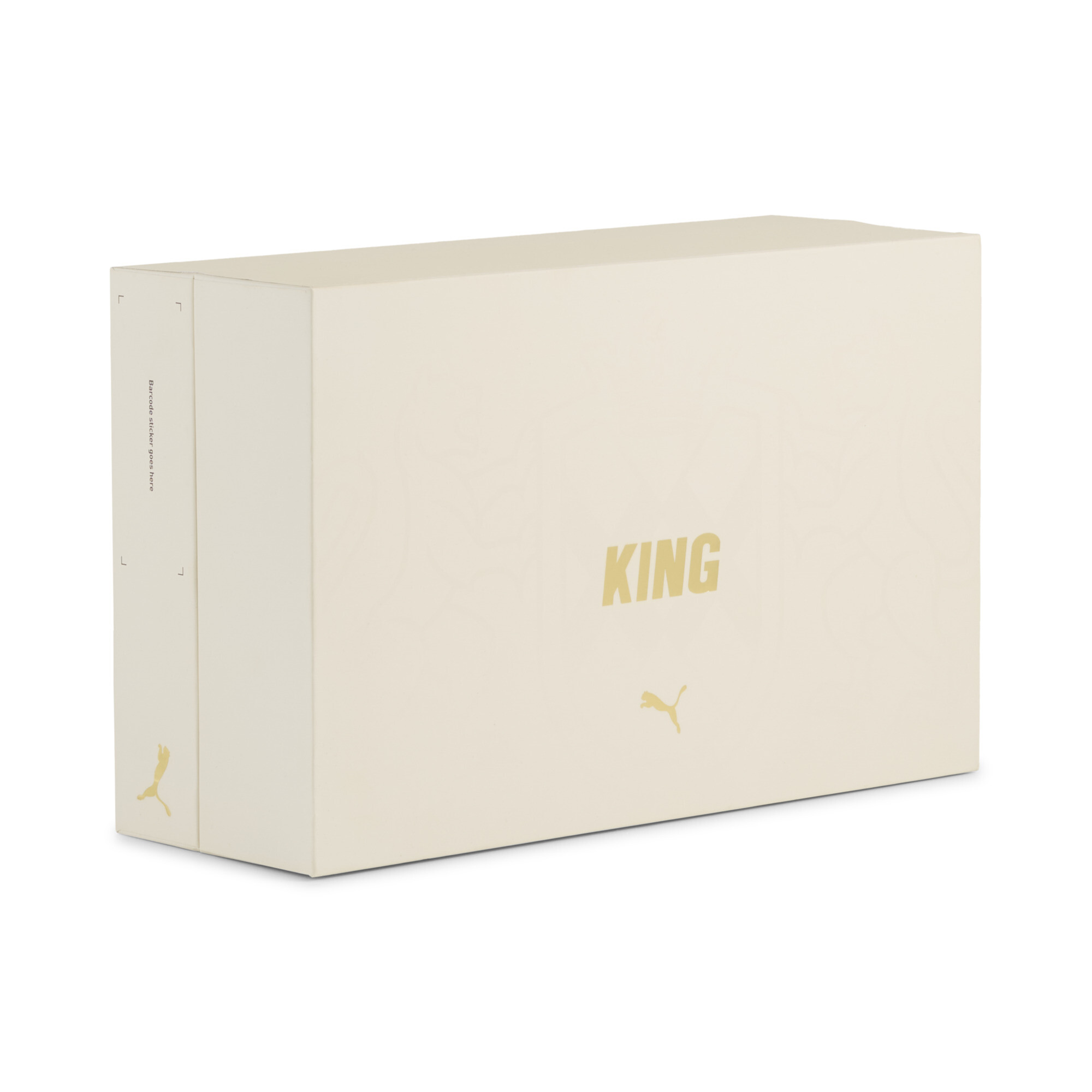 PUMA KING 20 ULTIMATE LE FG/AG uniseks voetbalschoenen, Rood/Goud/Bruin, Maat 37,5 thumbnail 2