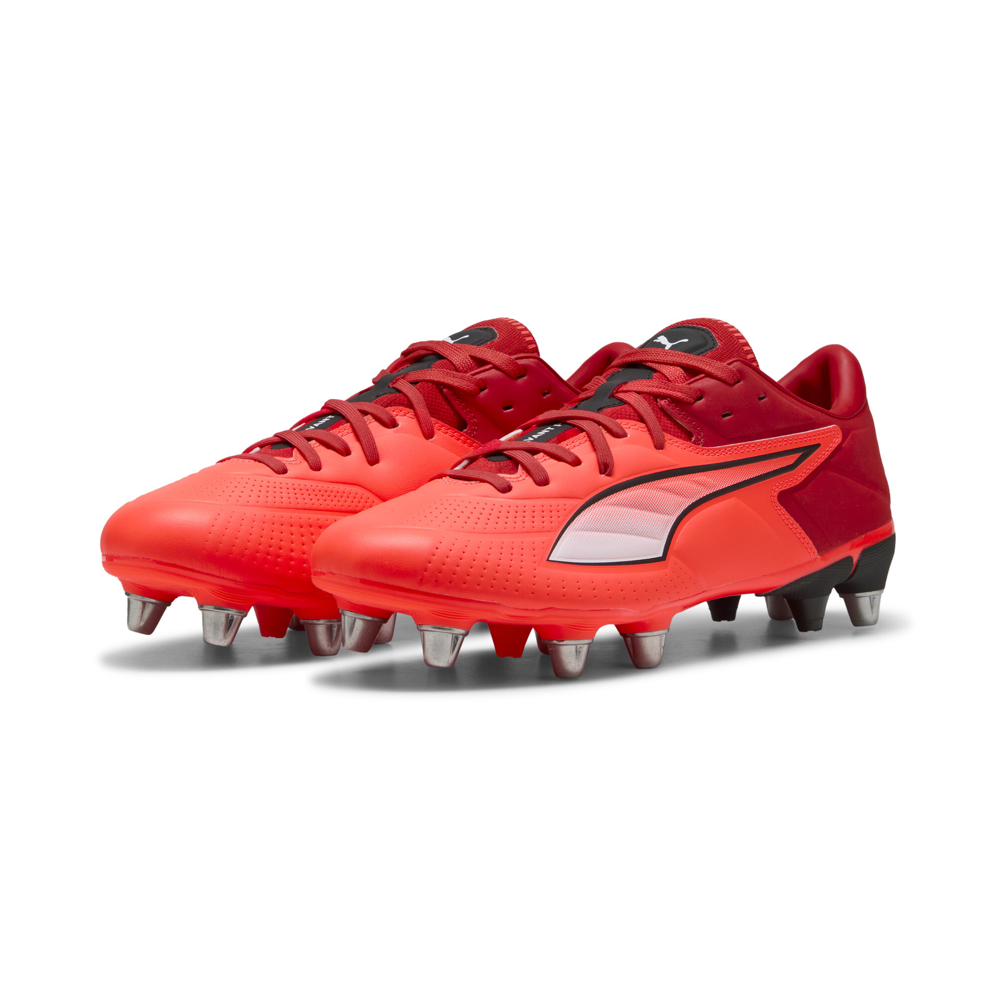 PUMA Avant PRO II H8 rugbyschoenen voor Heren, Rood/Wit, Maat 49,5 thumbnail 6