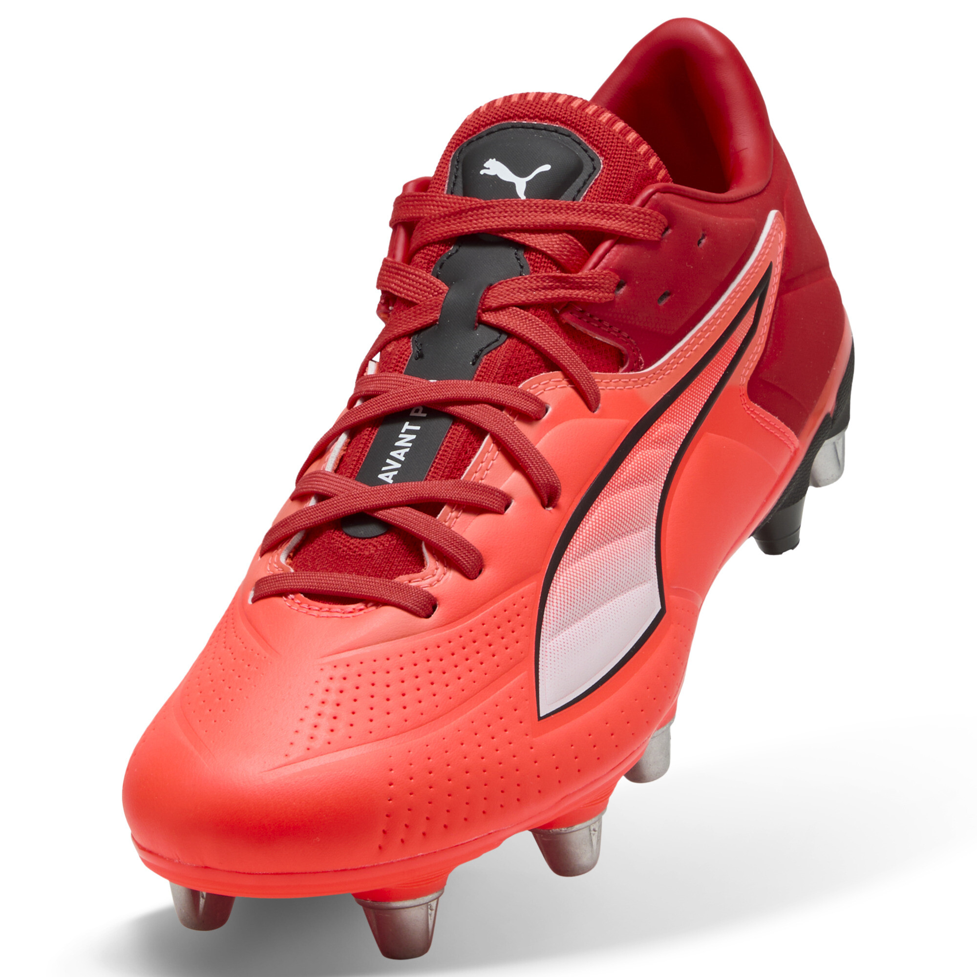 PUMA Avant PRO II H8 rugbyschoenen voor Heren, Rood/Wit, Maat 49,5 thumbnail 2