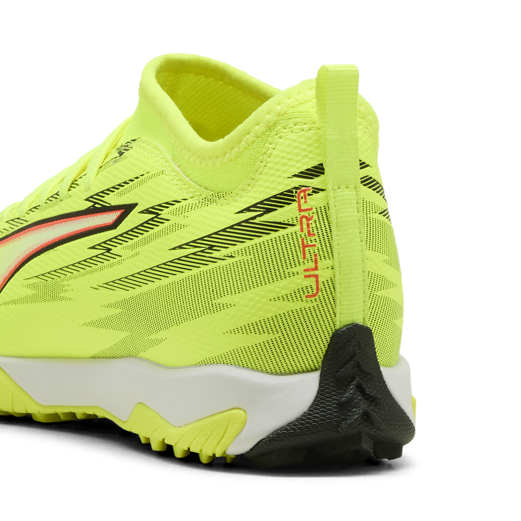 PUMA ULTRA 6 MATCH TT+ halfhoge voetbalschoenen, Zwart/Rood/Geel, Maat 35,5 thumbnail 5