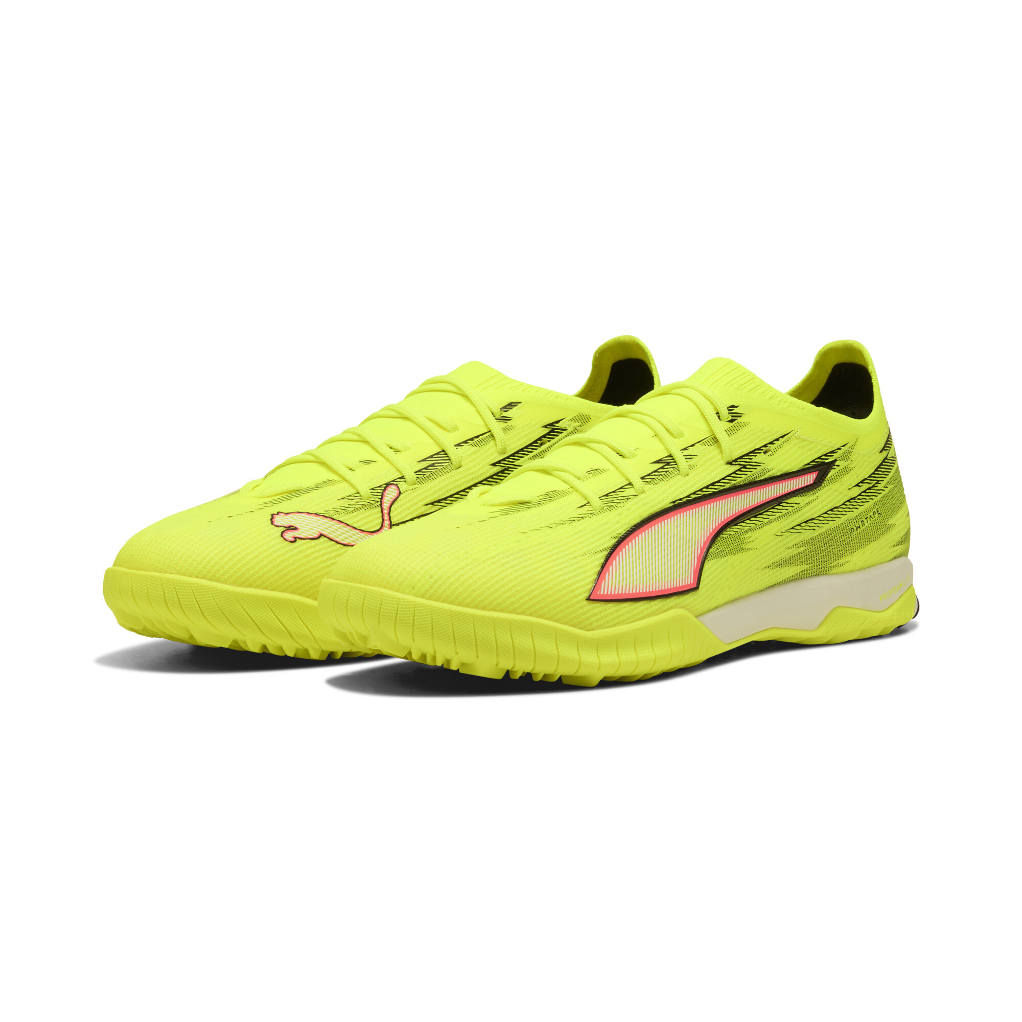 PUMA ULTRA 6 PRO CAGE uniseks voetbalschoenen, Zwart/Rood/Geel, Maat 44 thumbnail 6