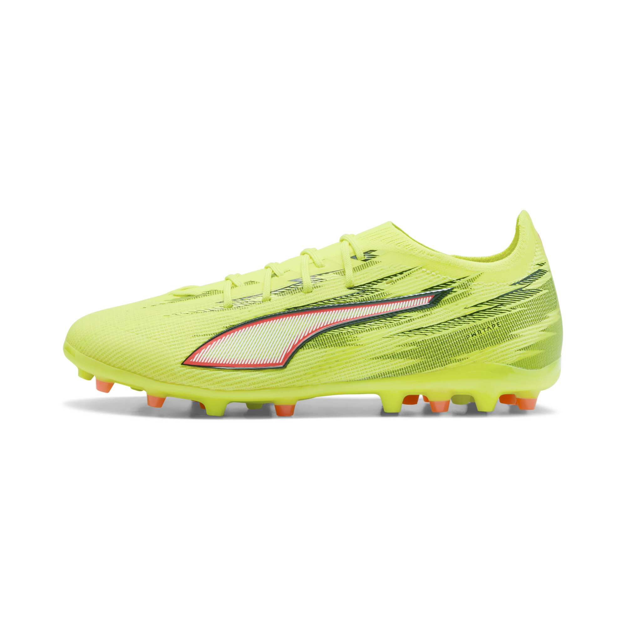 PUMA ULTRA 6 PRO MG voetbalschoenen uniseks, Zwart/Rood/Geel, Maat 40 thumbnail 5