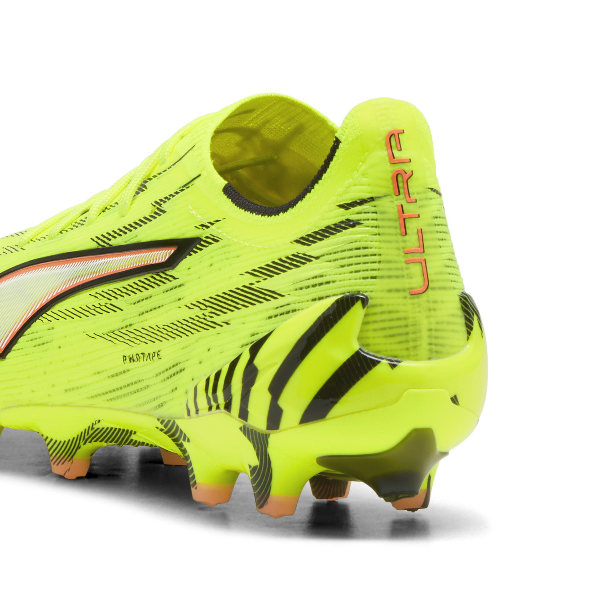 PUMA ULTRA 6 ULTIMATE AG uniseks voetbalschoenen, Zwart/Rood/Geel, Maat 45 thumbnail 5