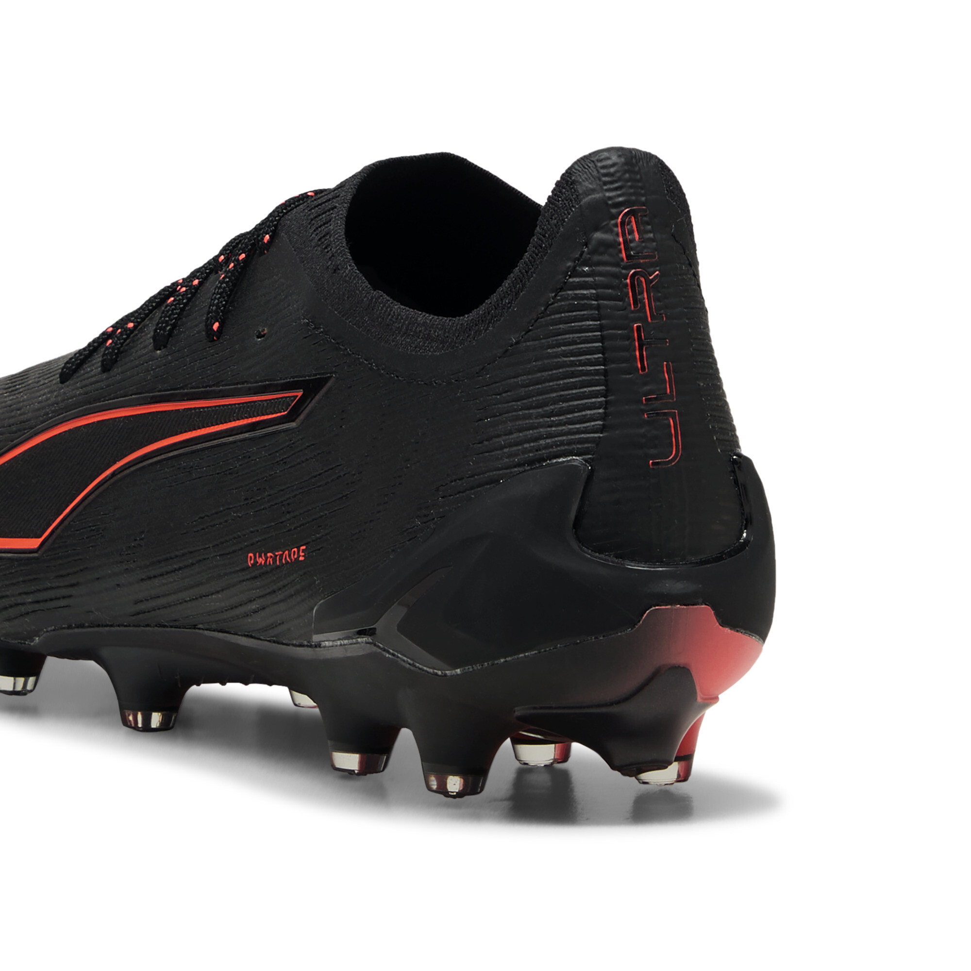 PUMA ULTRA 6 ULTIMATE AG uniseks voetbalschoenen, Zwart/Rood, Maat 41 thumbnail 5