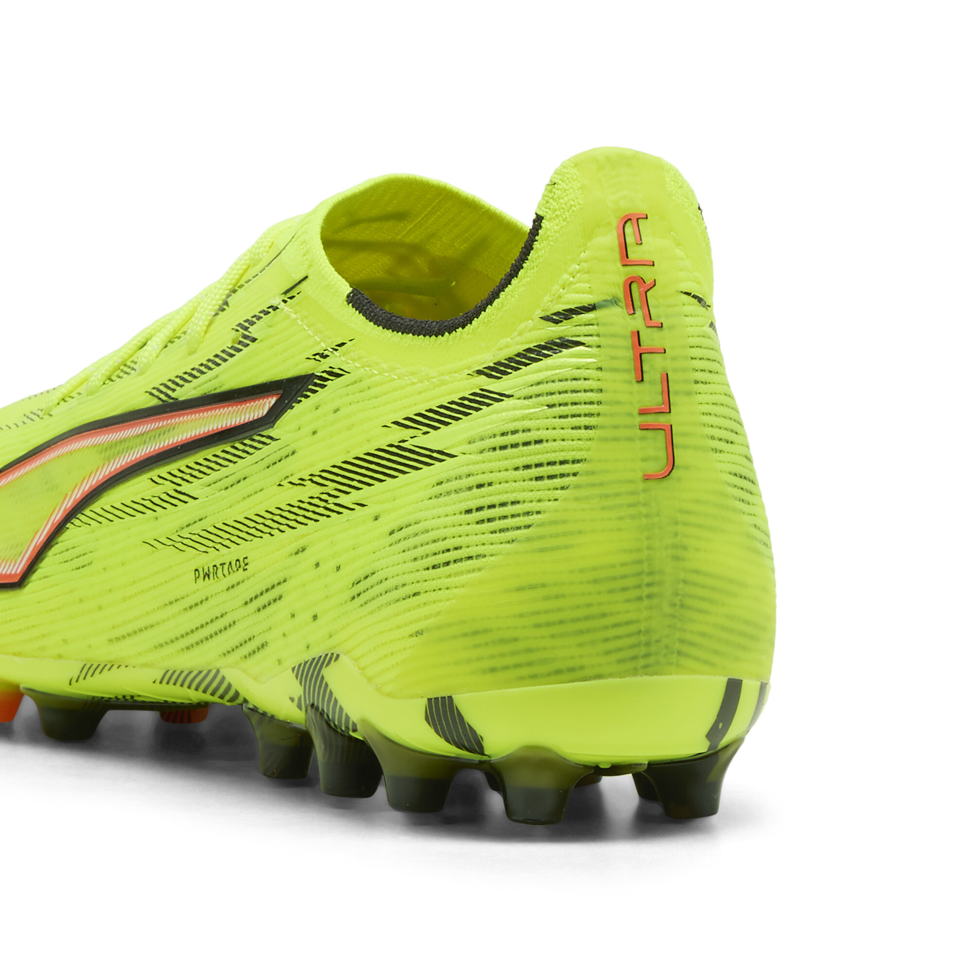 PUMA ULTRA 6 ULTIMATE AG uniseks voetbalschoenen, Zwart/Rood/Geel, Maat 42,5 thumbnail 5