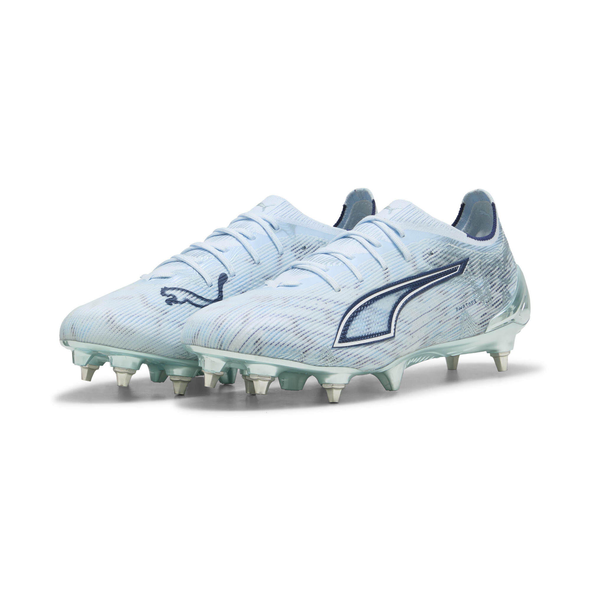 PUMA ULTRA 6 ULTIMATE MxSG uniseks voetbalschoenen, Blauw/Wit, Maat 42 thumbnail 6