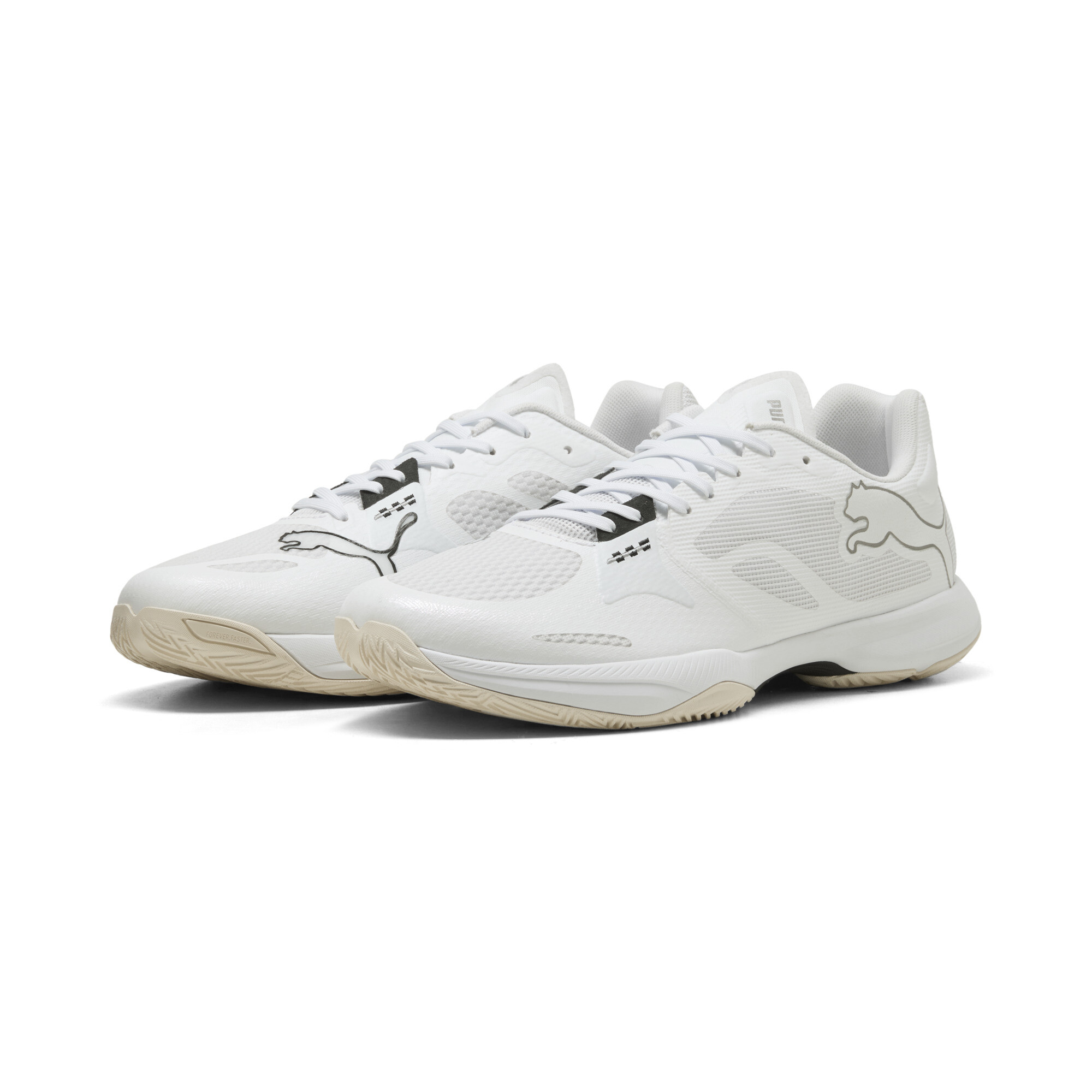 PUMA Vantage Turbo 2 Hallenschuhe Unisex, Accessoires, Weiß, 45