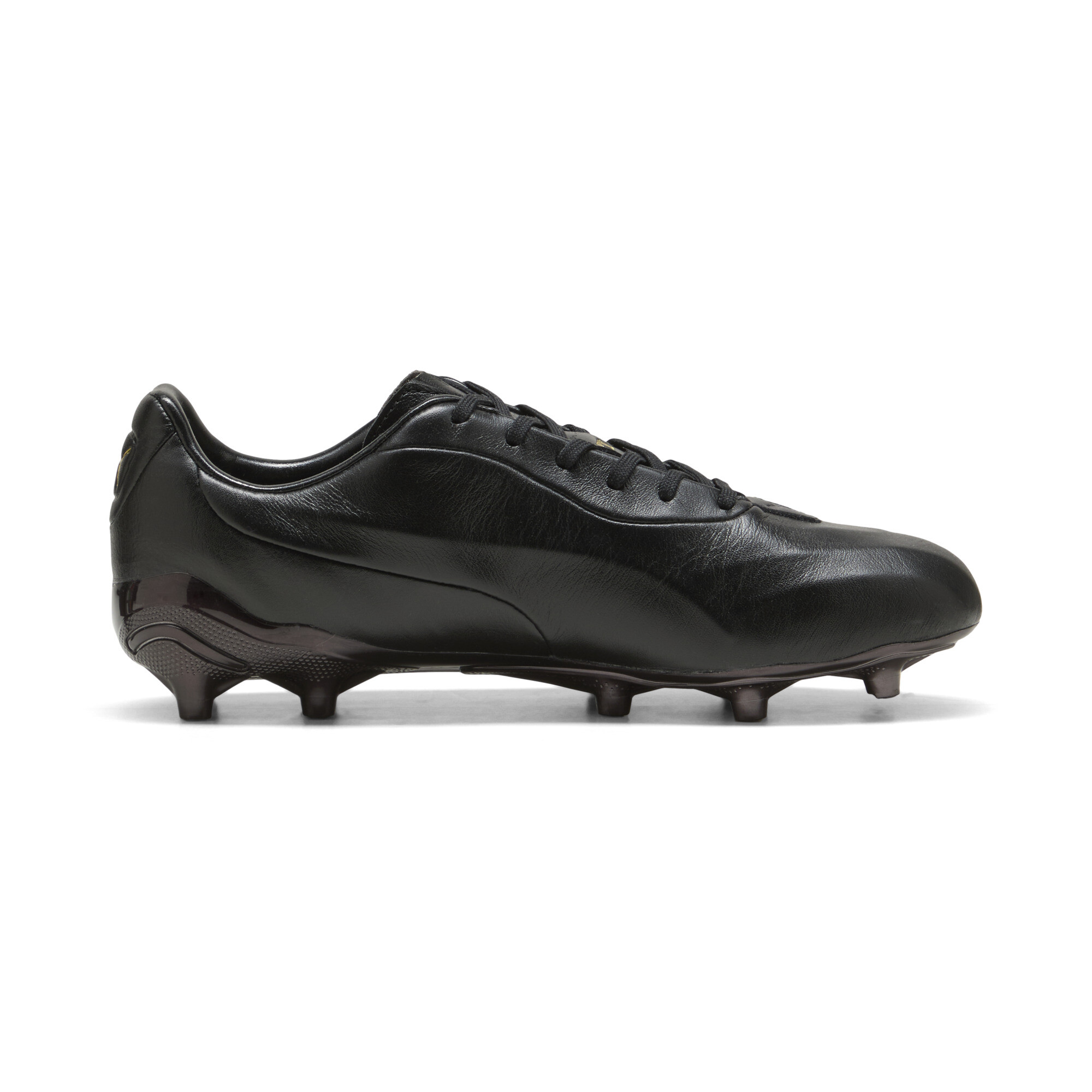 PUMA KING PLATINUM FG/AG uniseks voetbalschoenen, Zwart/Goud, Maat 44,5 thumbnail 3