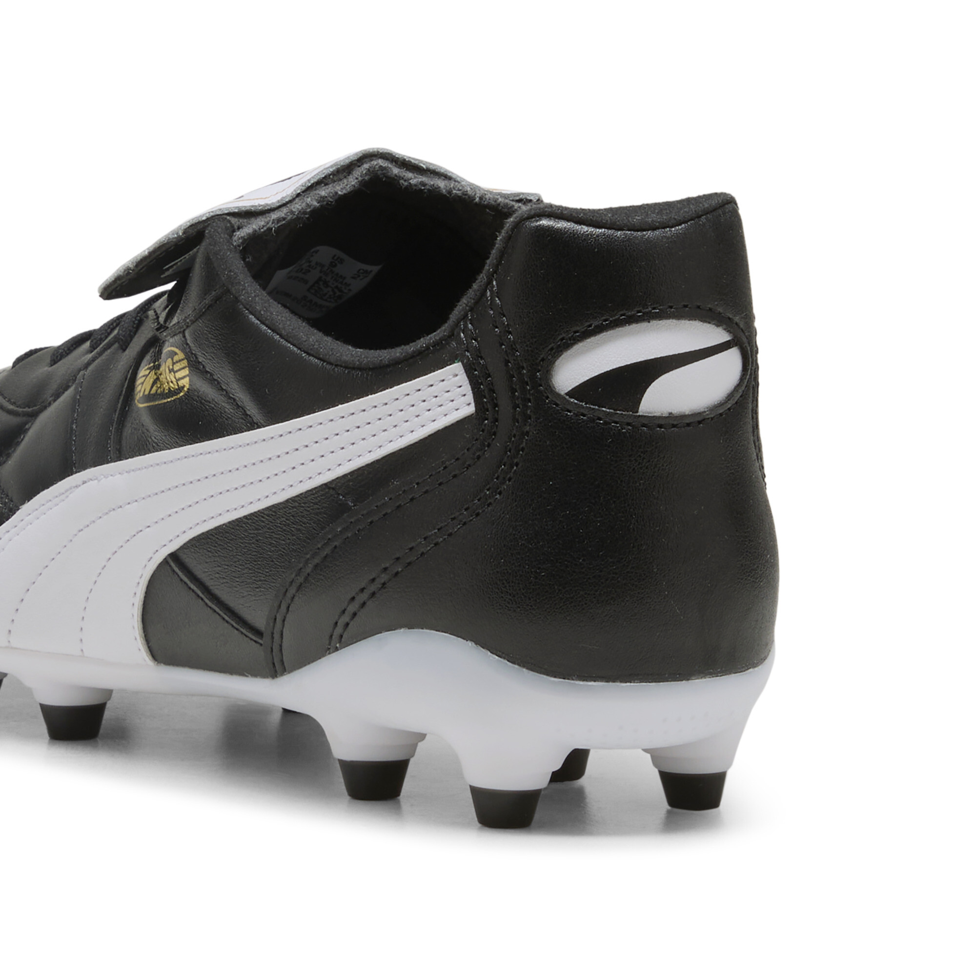 PUMA KING TOP FG/AG voetbalschoenen uniseks, Zwart/Wit, Maat 46 thumbnail 5