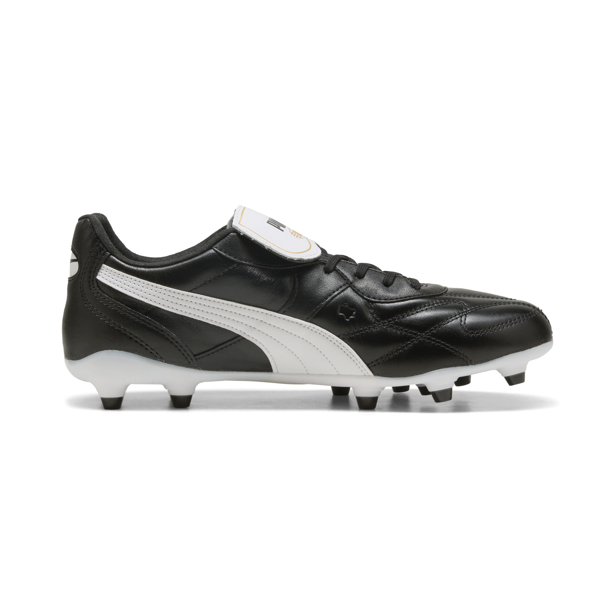 PUMA KING TOP FG/AG voetbalschoenen uniseks, Zwart/Wit, Maat 46 thumbnail 3