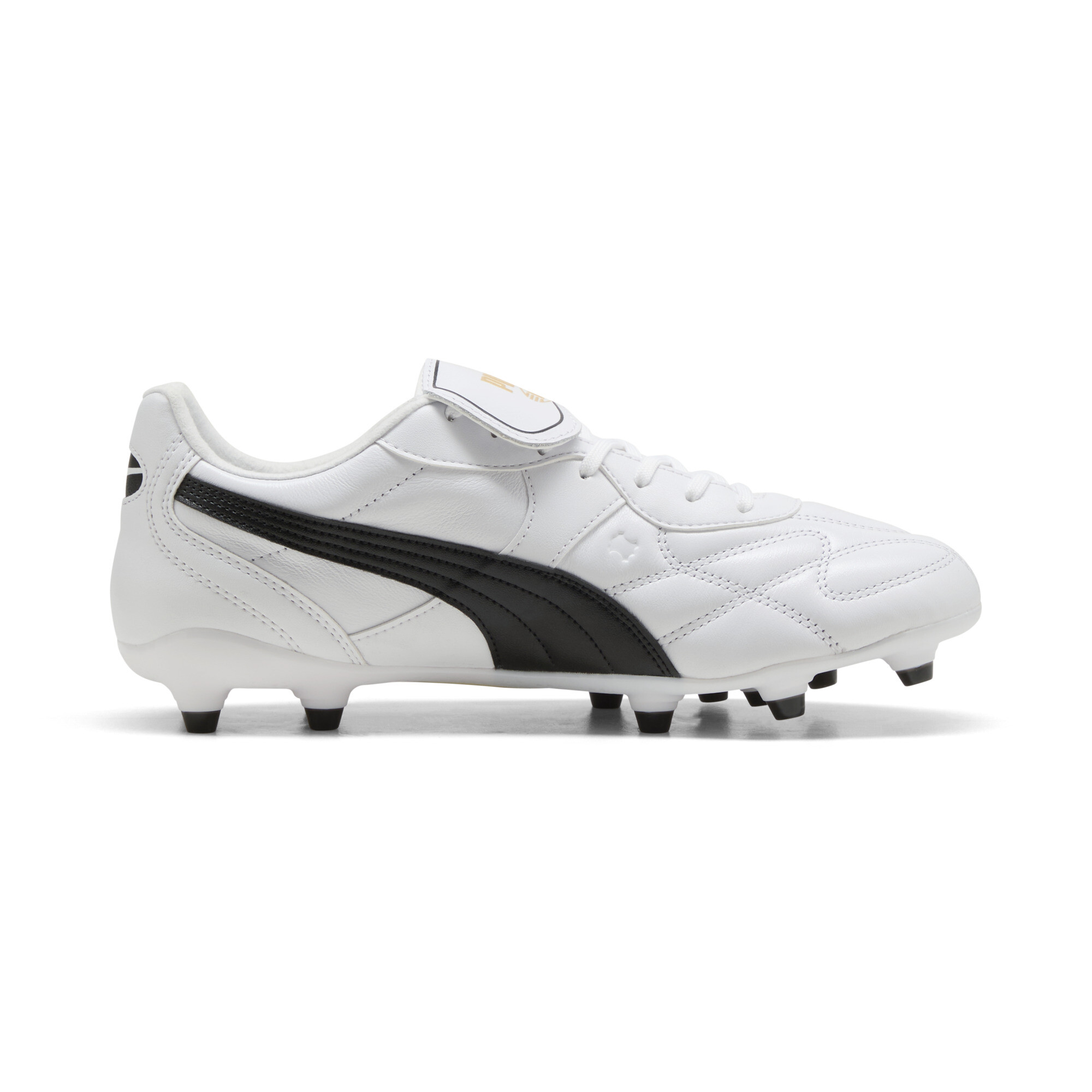 PUMA KING TOP FG/AG voetbalschoenen uniseks, Zwart/Wit, Maat 37,5 thumbnail 3